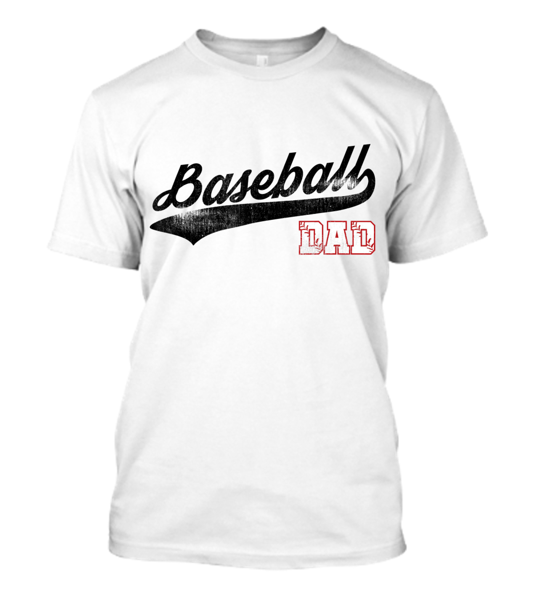 Baseball Dad Mens Dad Dis T-Shirt