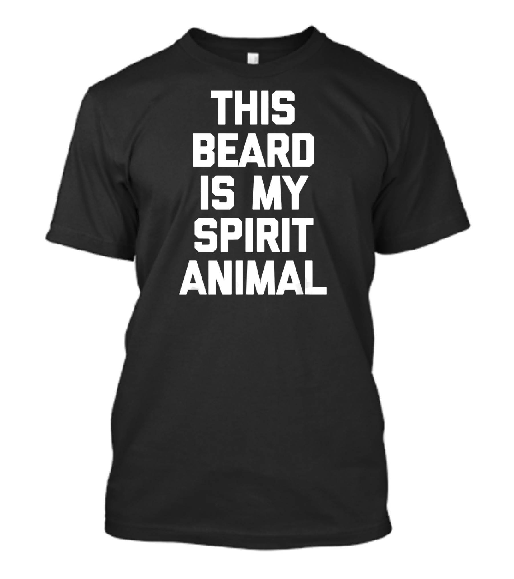 Mens Funny Beard This Beard Is My Spirit Animal T-Shirt