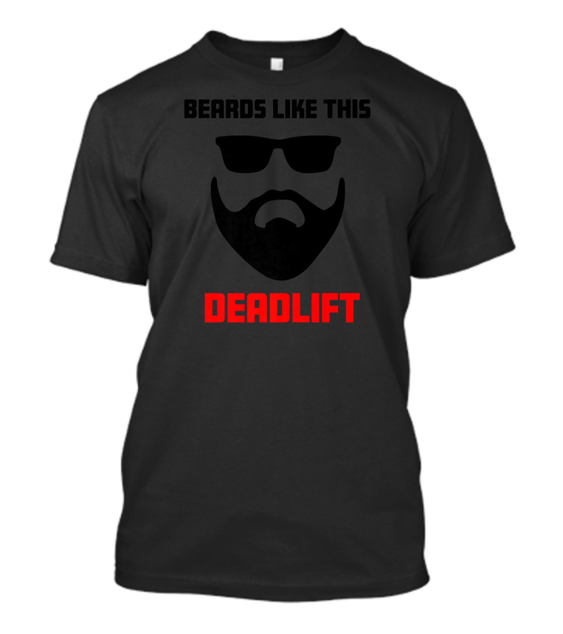 Beards Like This Deadlift Mens Gym T-Shirt
