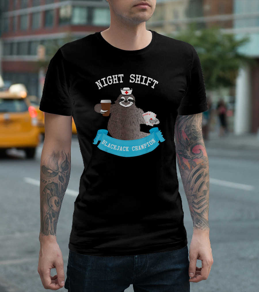 Night Shift Blackjack Champion T-Shirt