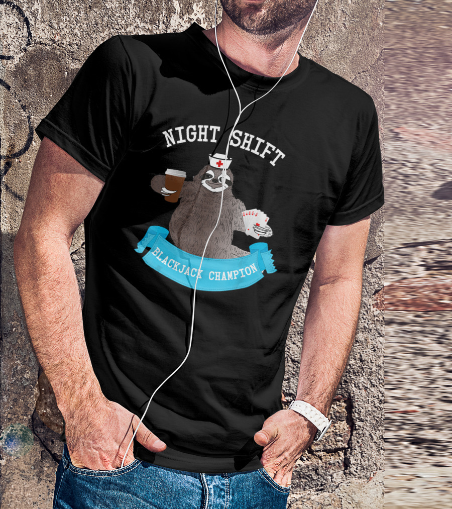 Night Shift Blackjack Champion T-Shirt