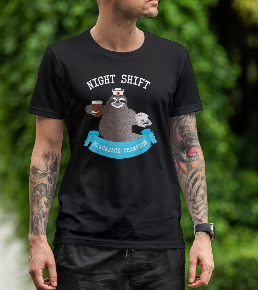 Night Shift Blackjack Champion T-Shirt