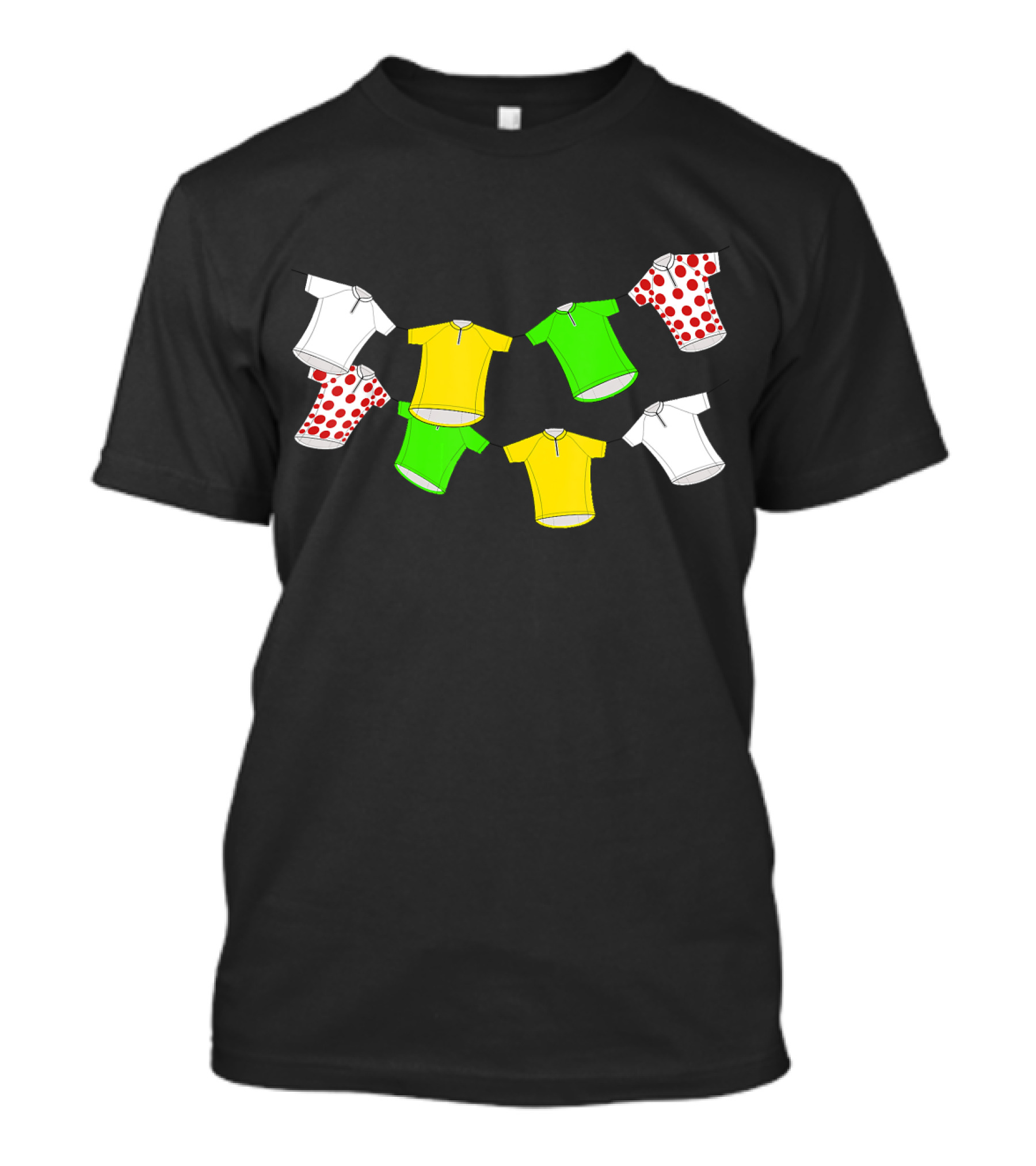 Road Bike Racing Cycling Tour KOM Challenge Jerseys T-Shirt