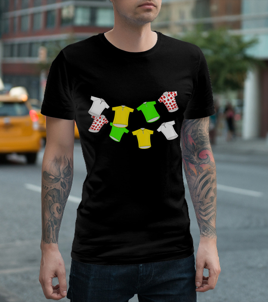 Road Bike Racing Cycling Tour KOM Challenge Jerseys T-Shirt