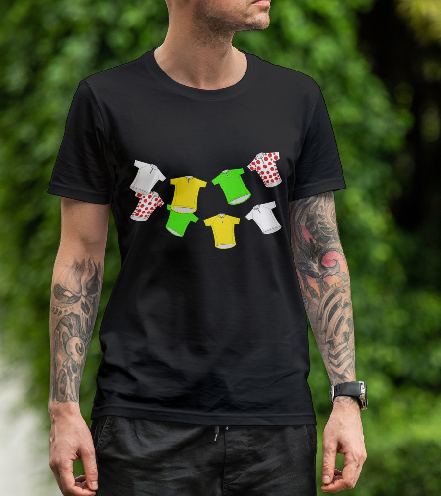 Road Bike Racing Cycling Tour KOM Challenge Jerseys T-Shirt