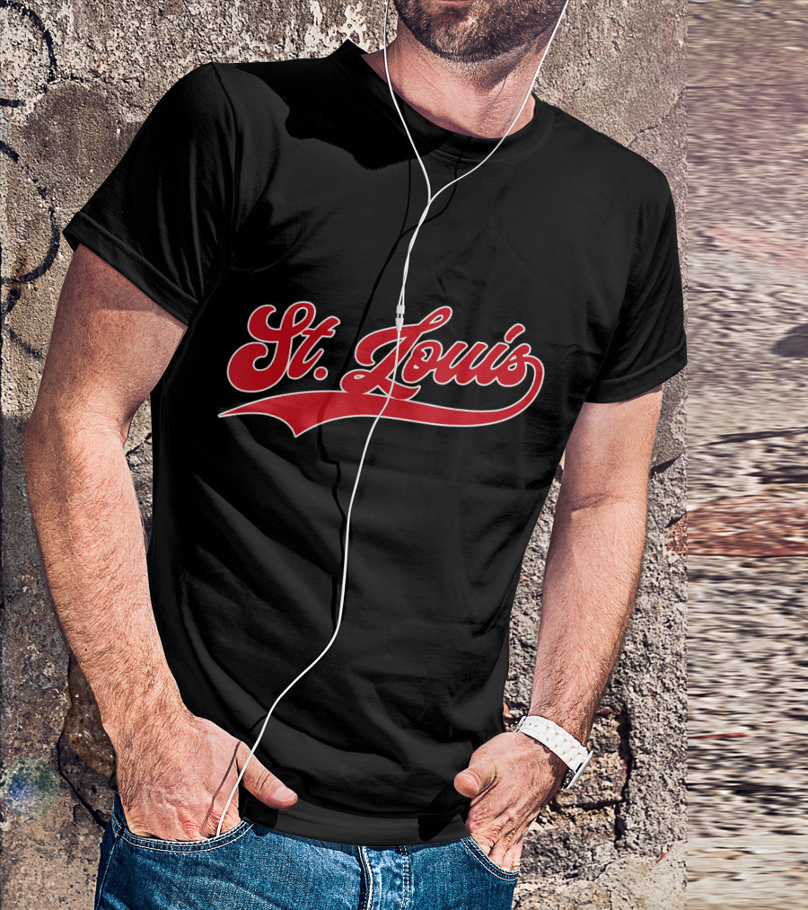 St. Louis Missouri Pride Cardinal Baseball T-Shirt
