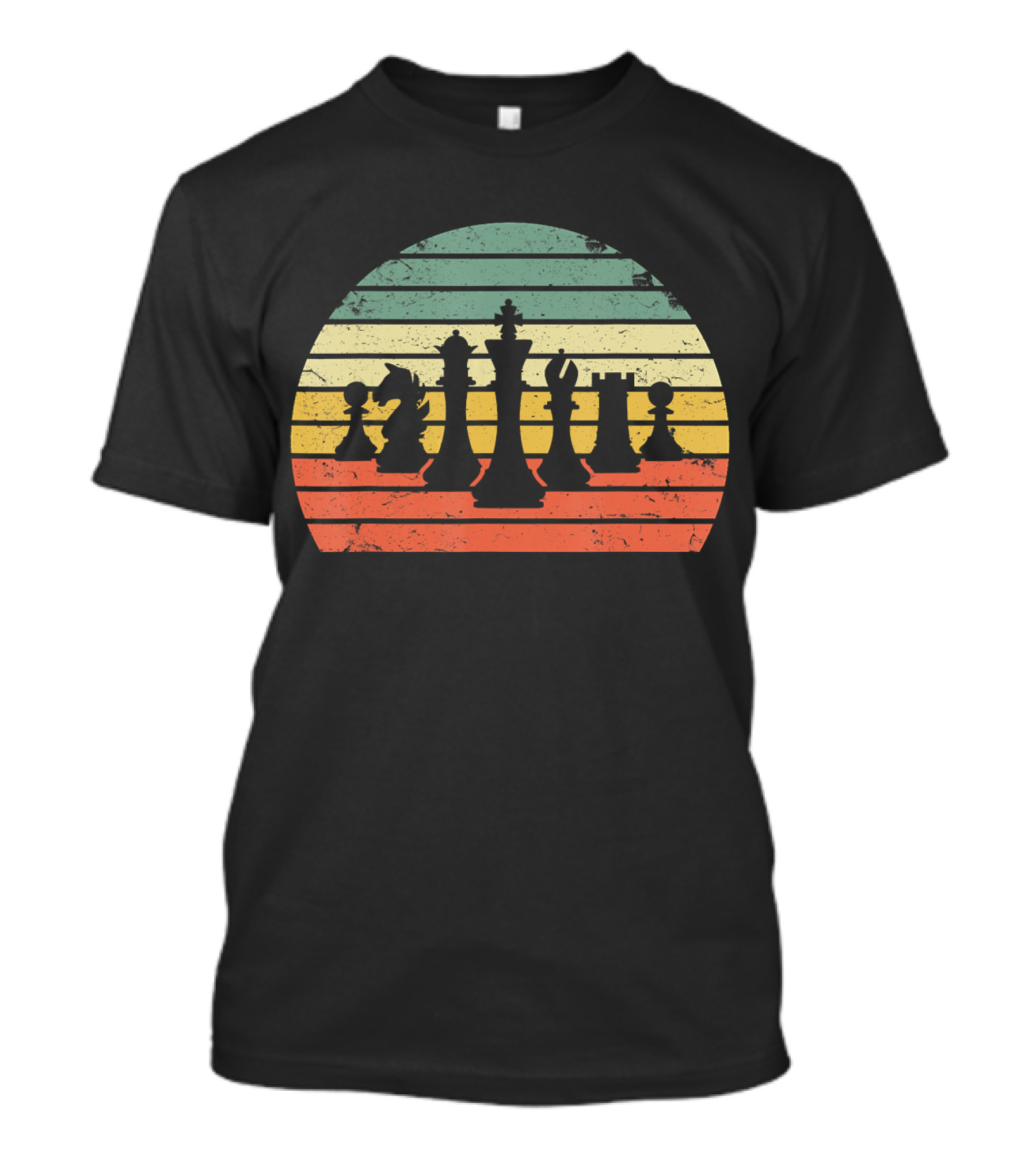 Vintage Chess Sunset T-Shirt
