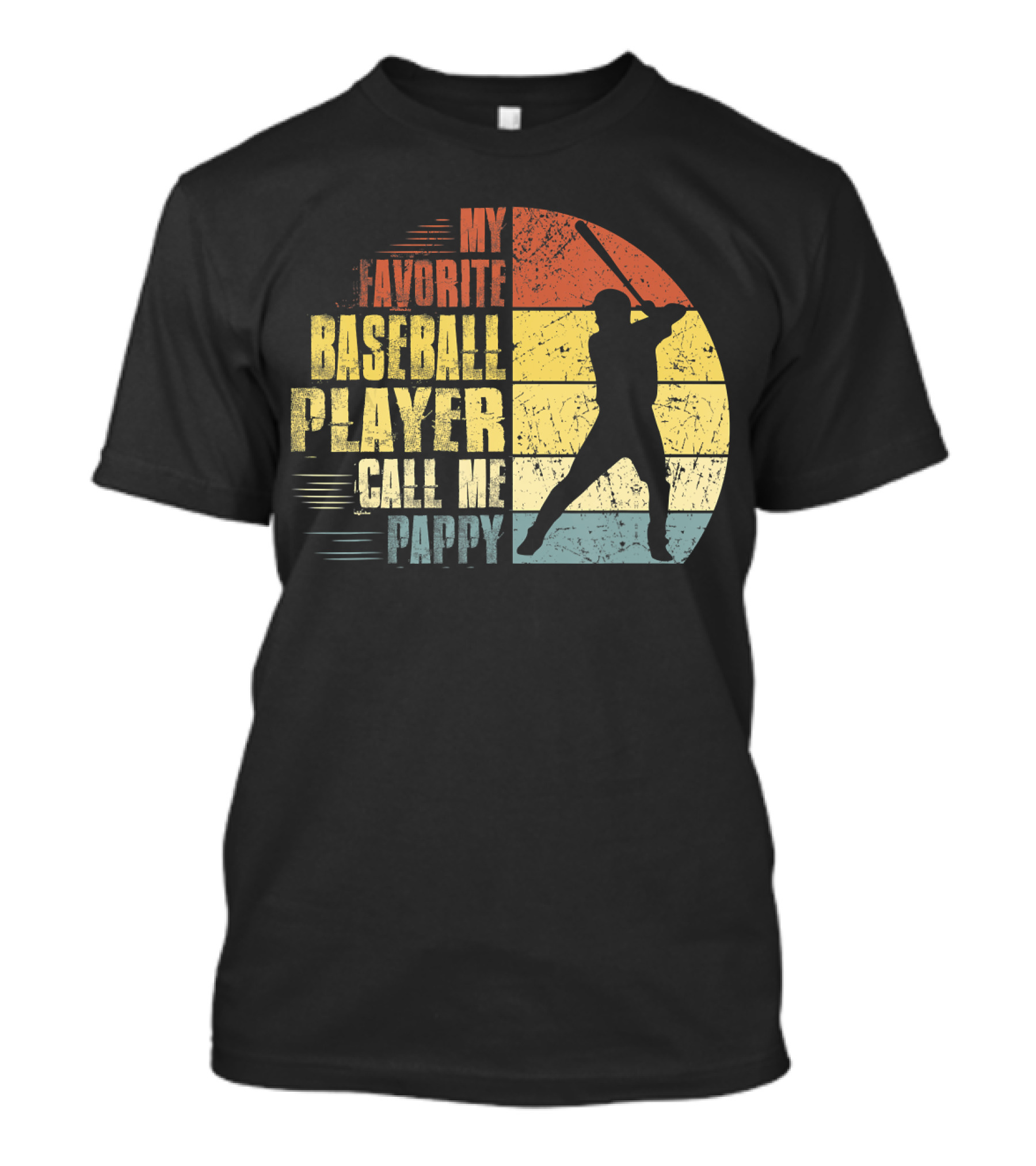 My Favorite Baseball Player Call Me Pappy Vintage T-Shirt
