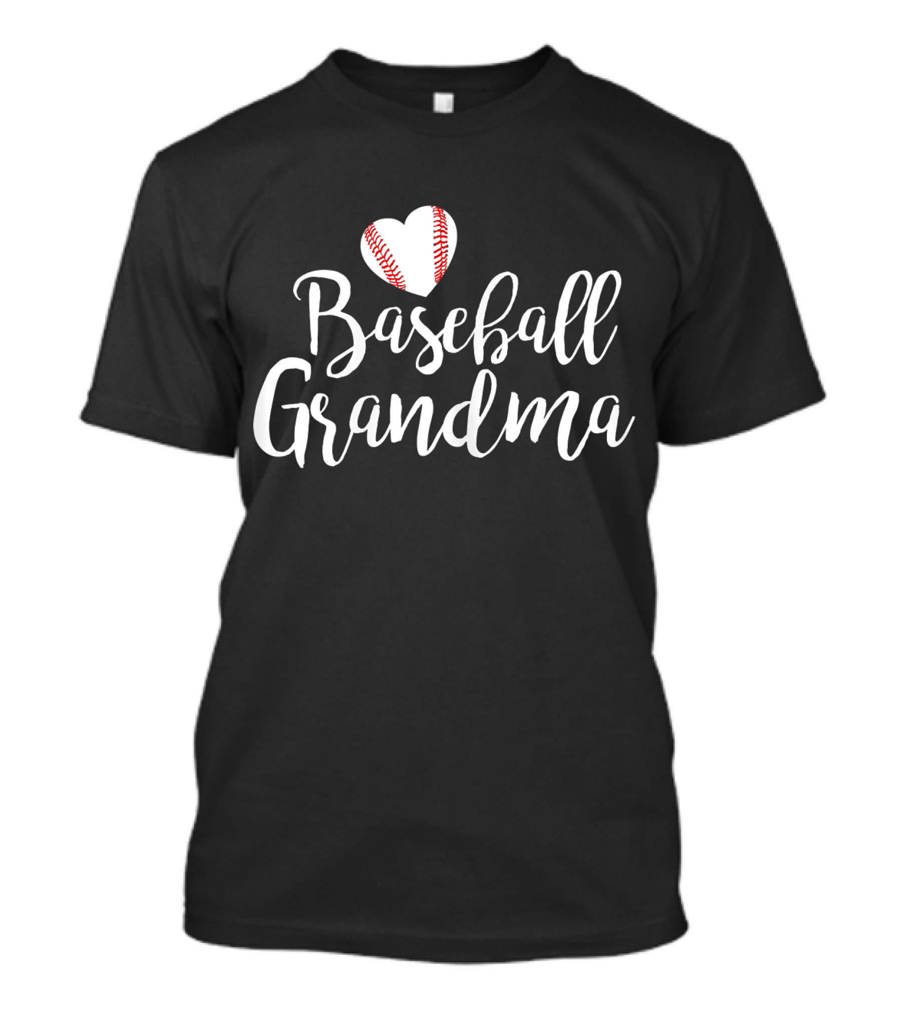 Baseball Grandma Heartball Mother's T-Shirt