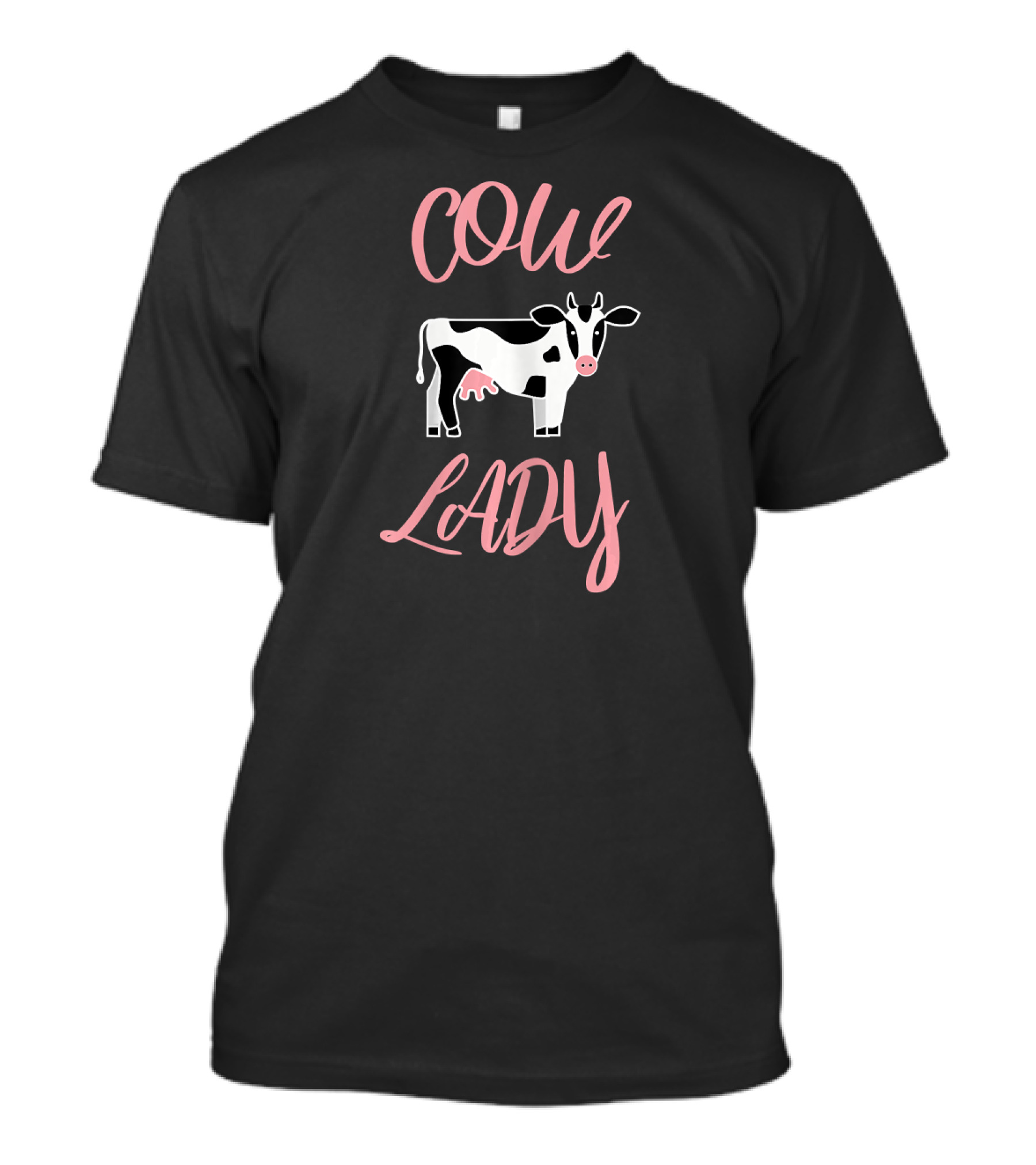 Cow Lady Girl Cows Lover Cow Lady T-Shirt