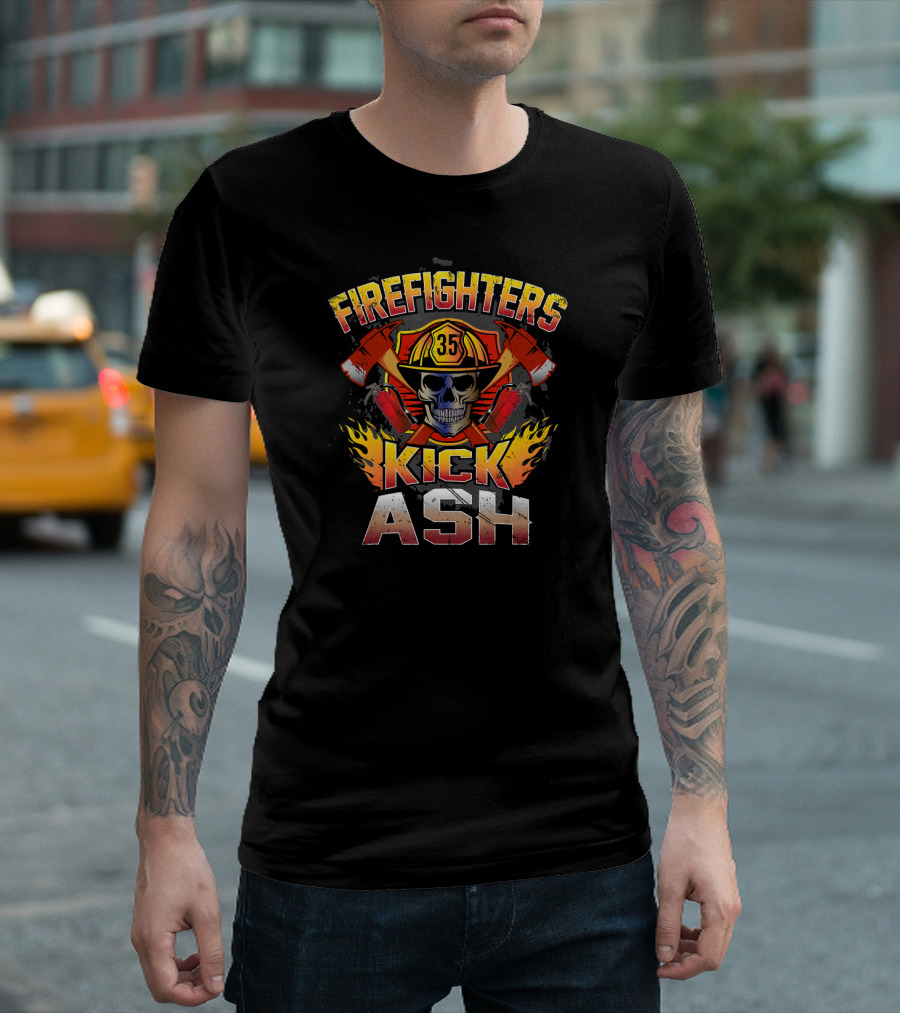 Firefighters 35 Kick Ash T-Shirt