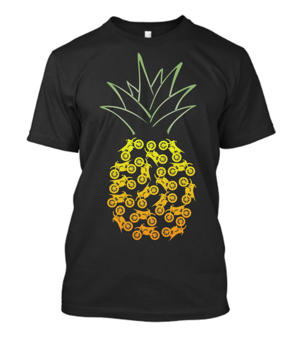 Motocross Pineapple Motorbike T-Shirt