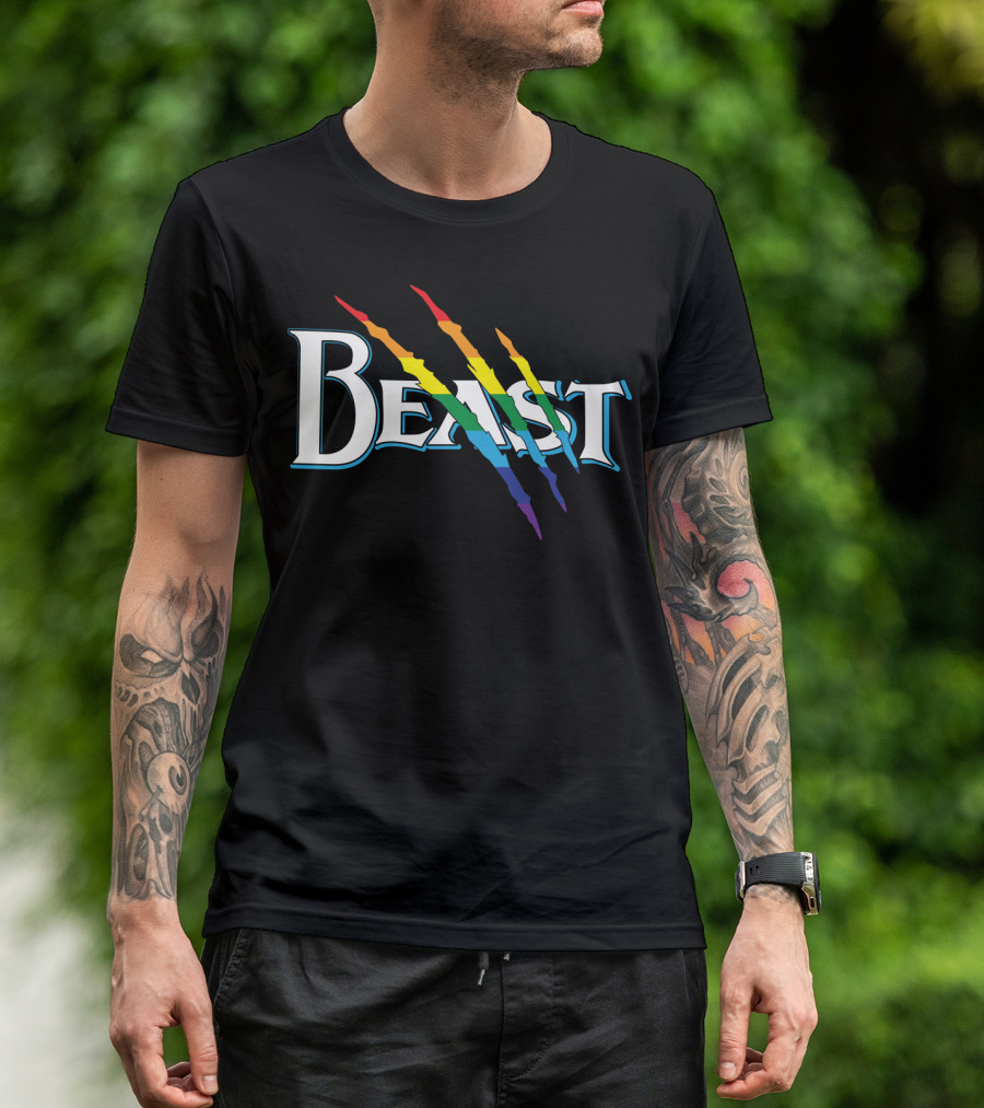 Beast Rainbow Claw Marks T-Shirt