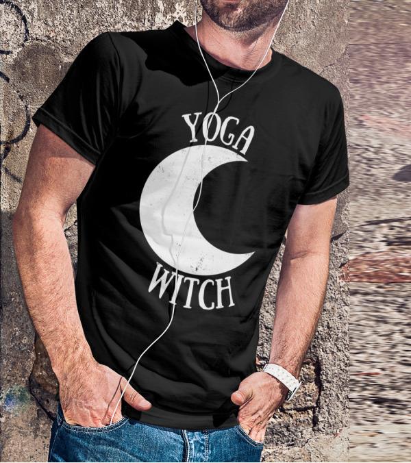 Yoga Witch Crescent Moon T-Shirt