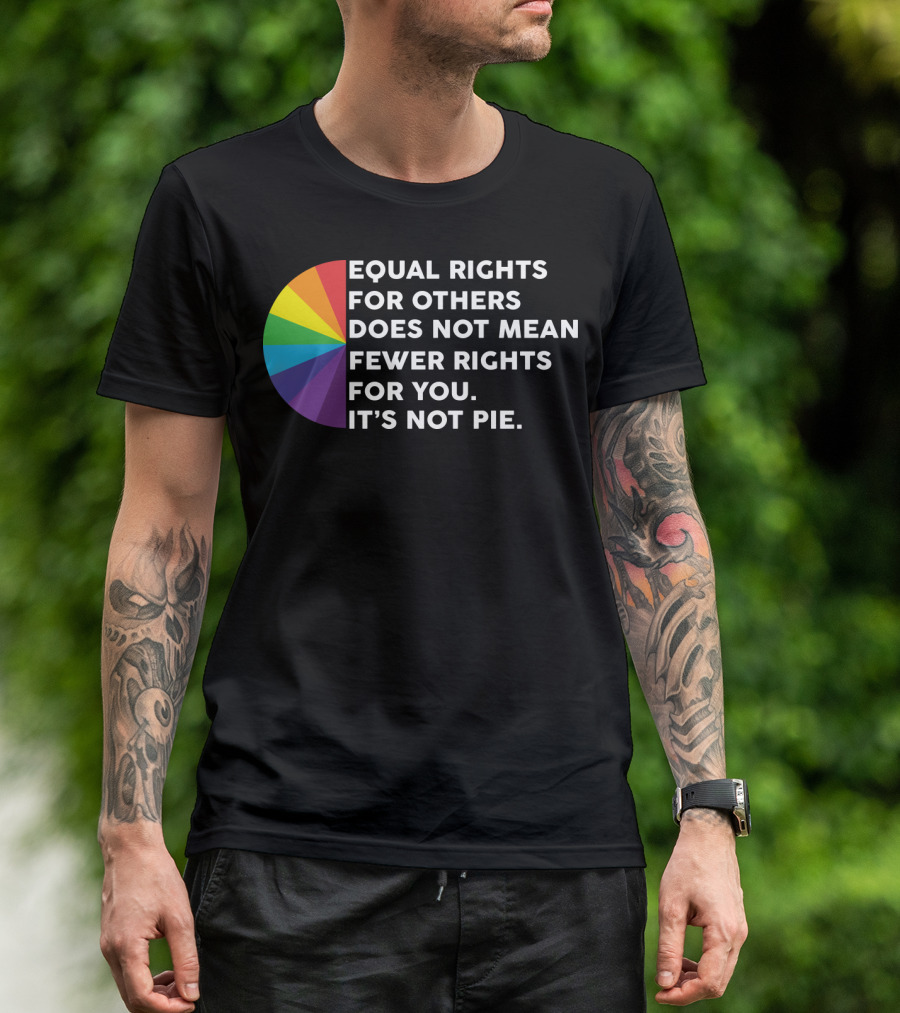 Equal Rights For Others Does Not Mean Fewer Rights For You It's Not Pie T-Shirt
