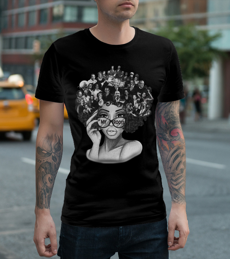 My Roots Influential Icons Collage T-Shirt