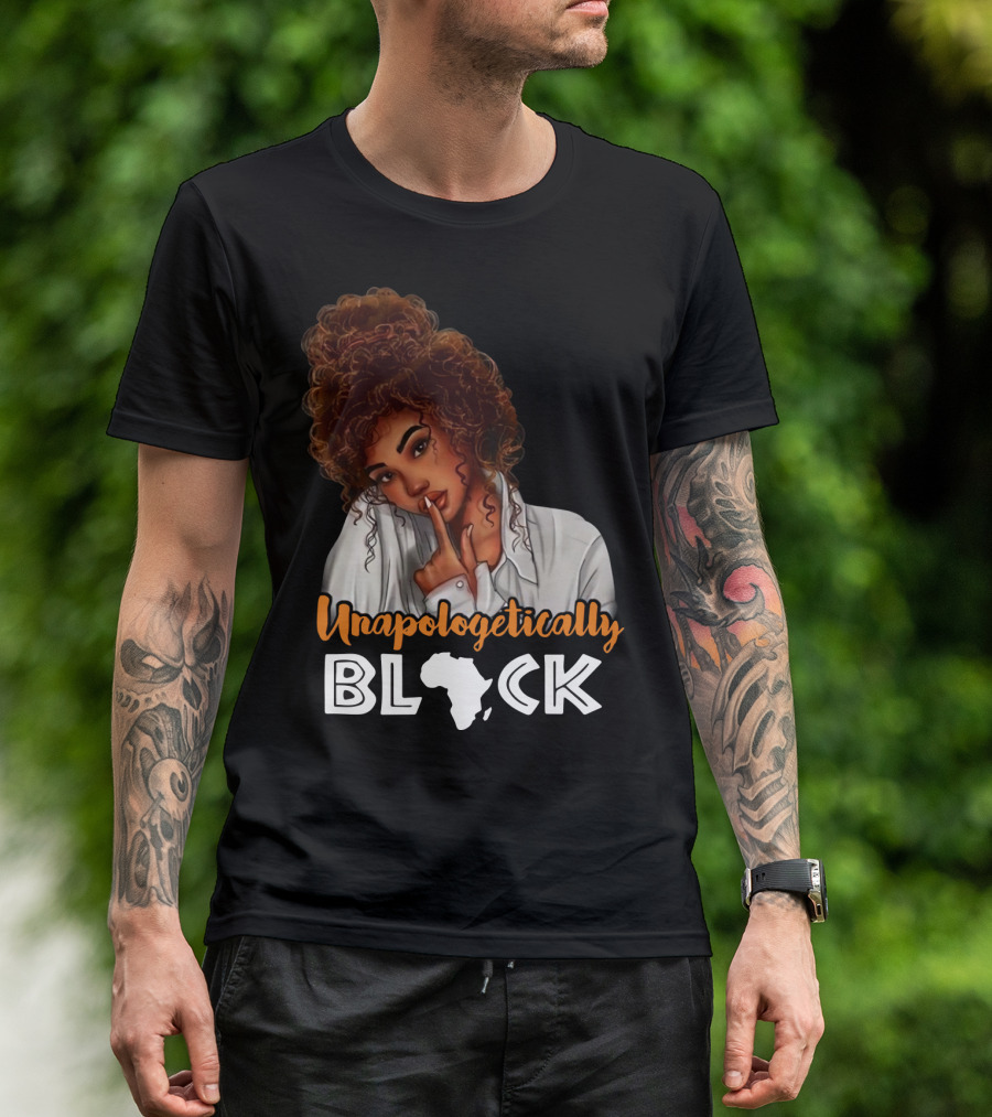 Unapologetically Black African Map T-Shirt