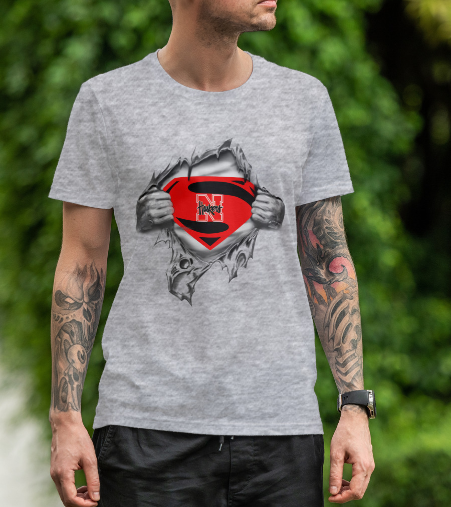 Huskers Superman N Logo Burst T-Shirt