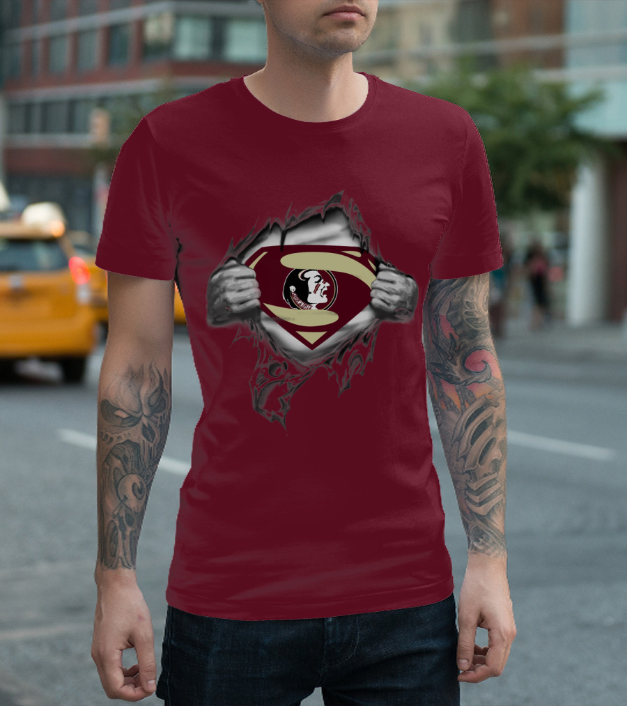 Seminoles Superman Logo Mashup T-Shirt
