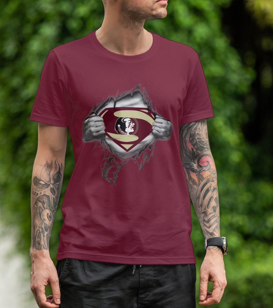 Seminoles Superman Logo Mashup T-Shirt
