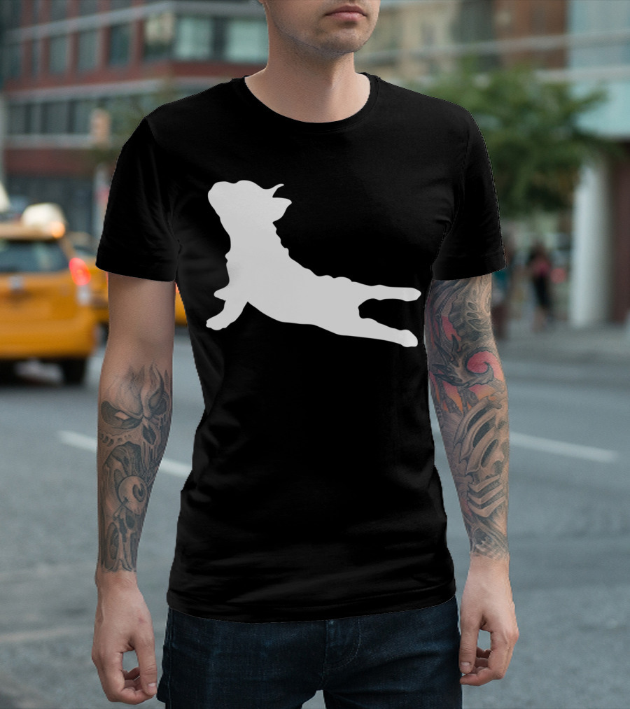 French Bulldog Yoga Pose T-Shirt
