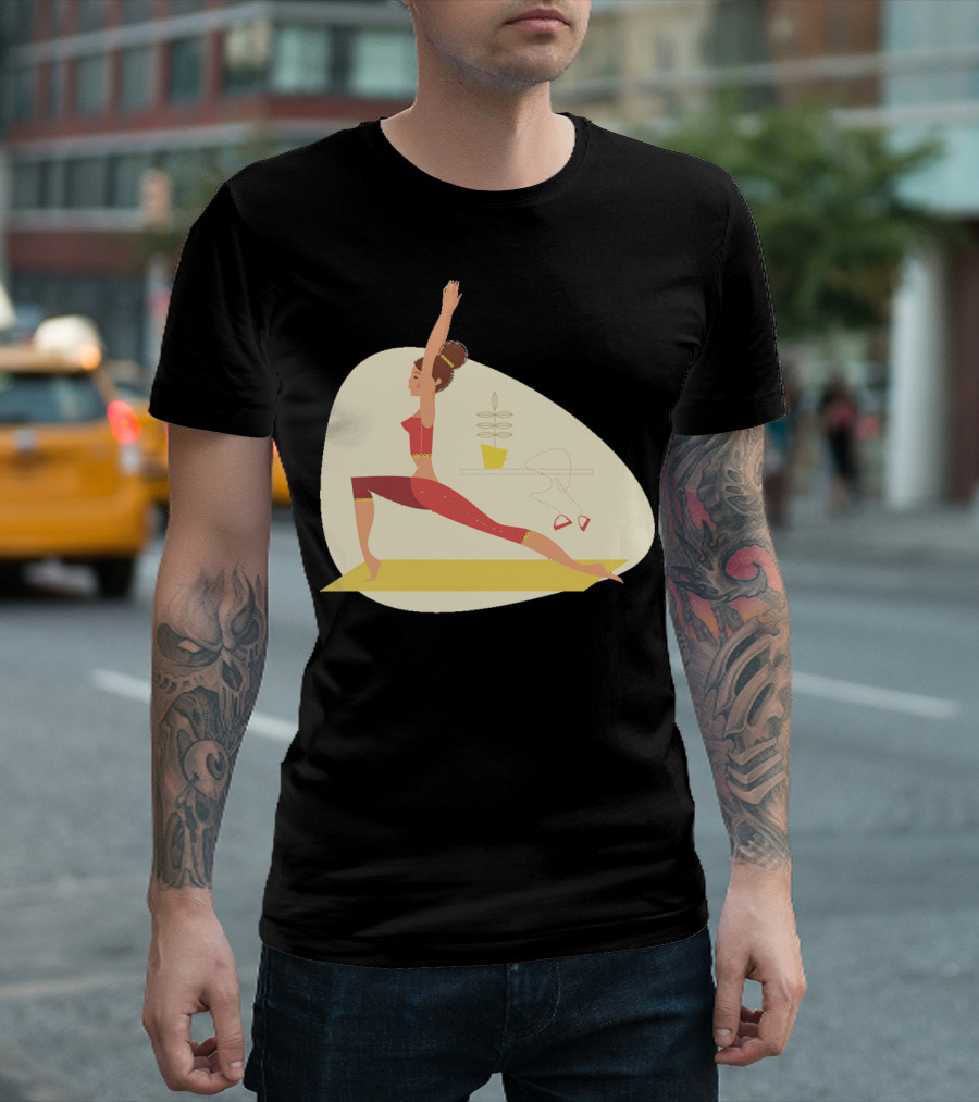 Fun Yoga Pose For Relaxing Workout Sessions T-Shirt