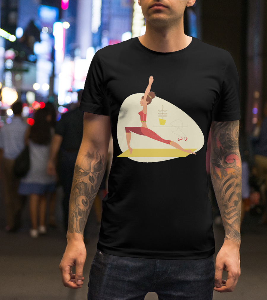 Fun Yoga Pose For Relaxing Workout Sessions T-Shirt