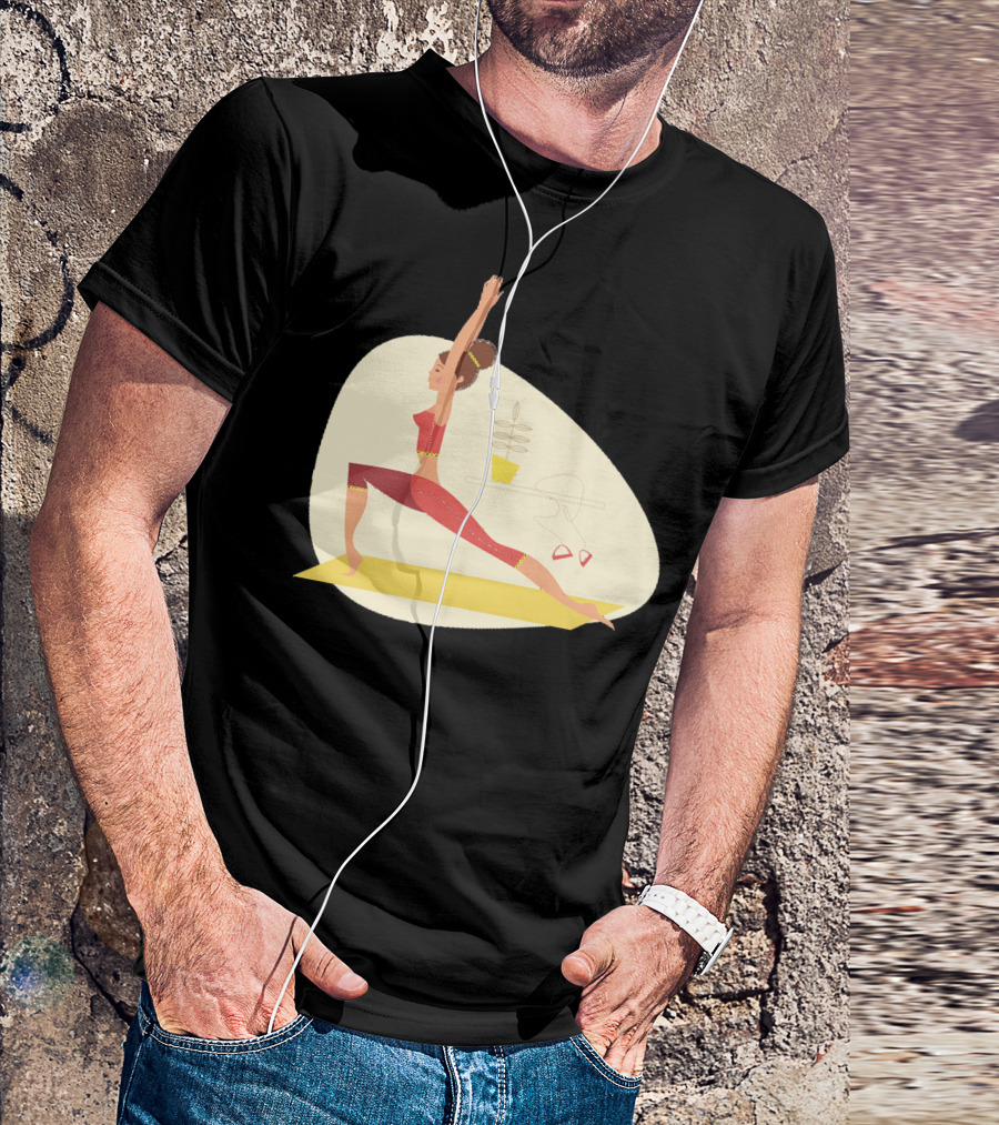 Fun Yoga Pose For Relaxing Workout Sessions T-Shirt