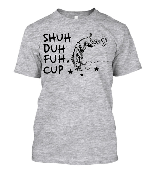 SHUH DUH FUH CUP Donkey Cartoon Stars T-Shirt
