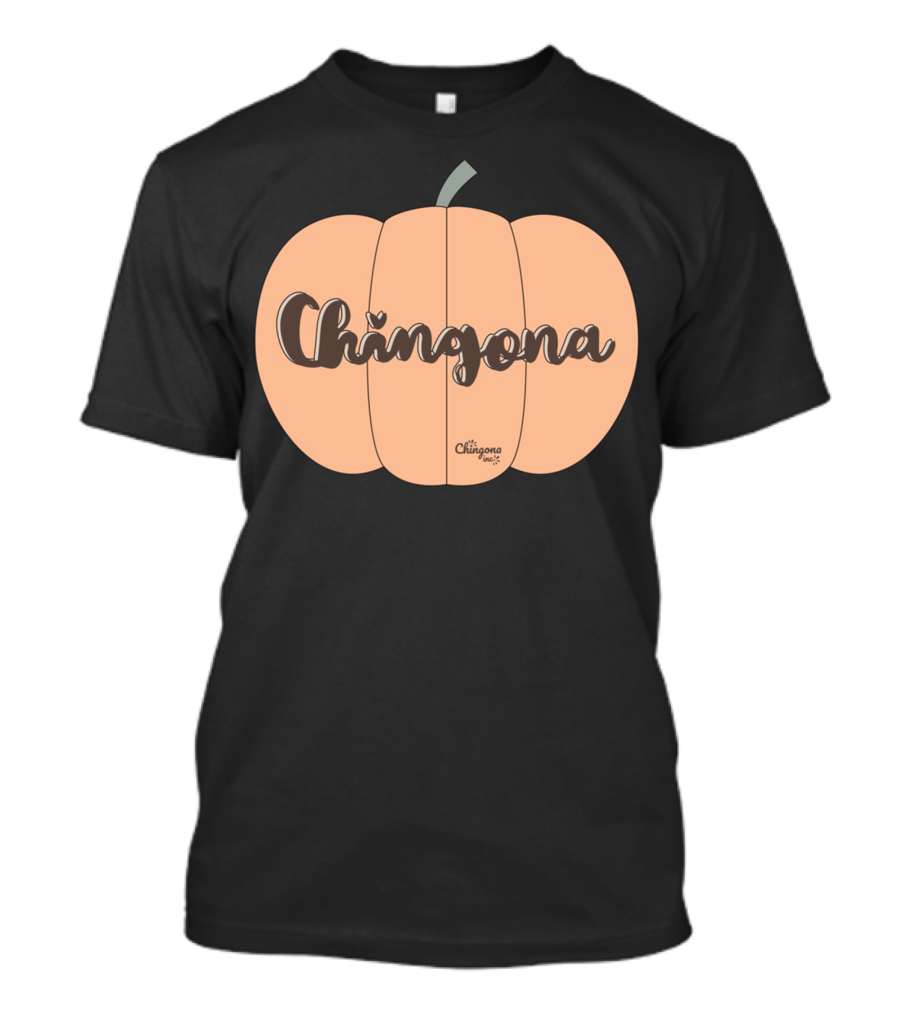 Chingona Pumpkin Dia De Los Muertos T-Shirt
