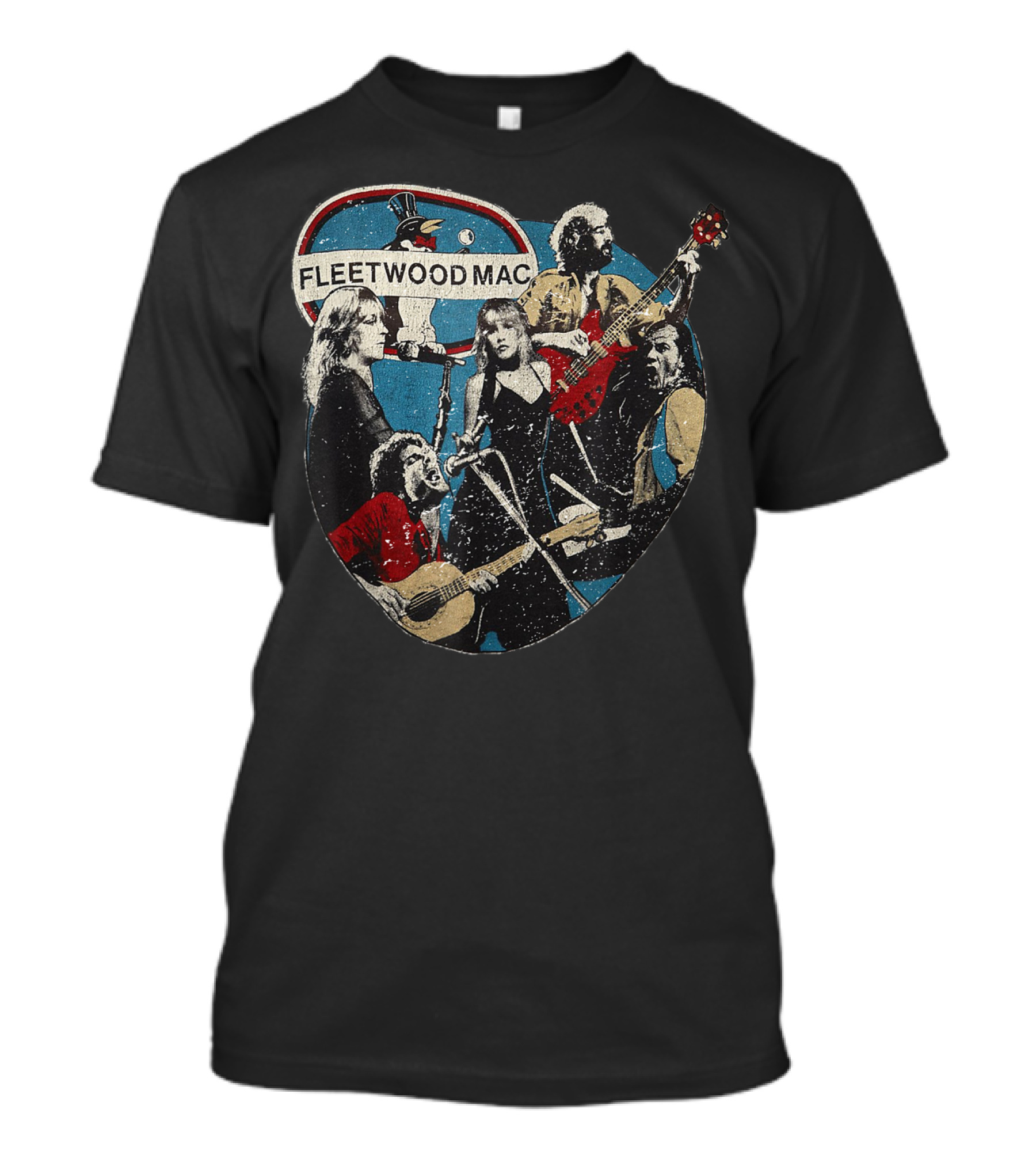 Fleetwood Mac Vintage Band Graphic Retro Rock Music T-Shirt