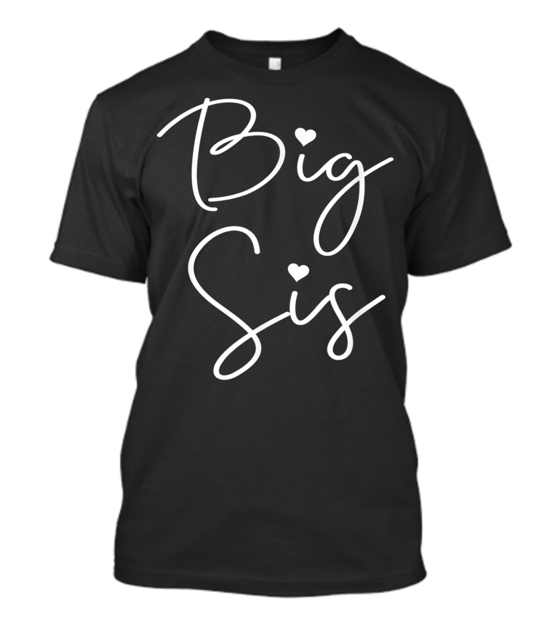 Big Sis Cute Heart T-Shirt