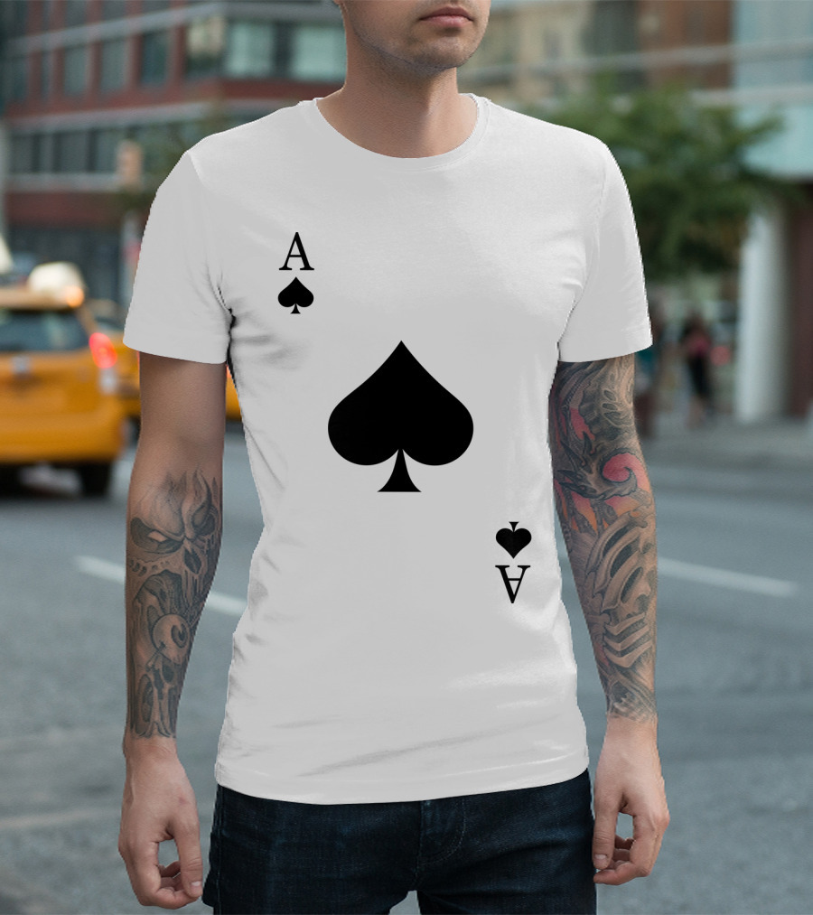 Ace Of Spades Playing Card крутая гуашь вд wj vil муркаಶ್ ace Шайтан T-Shirt