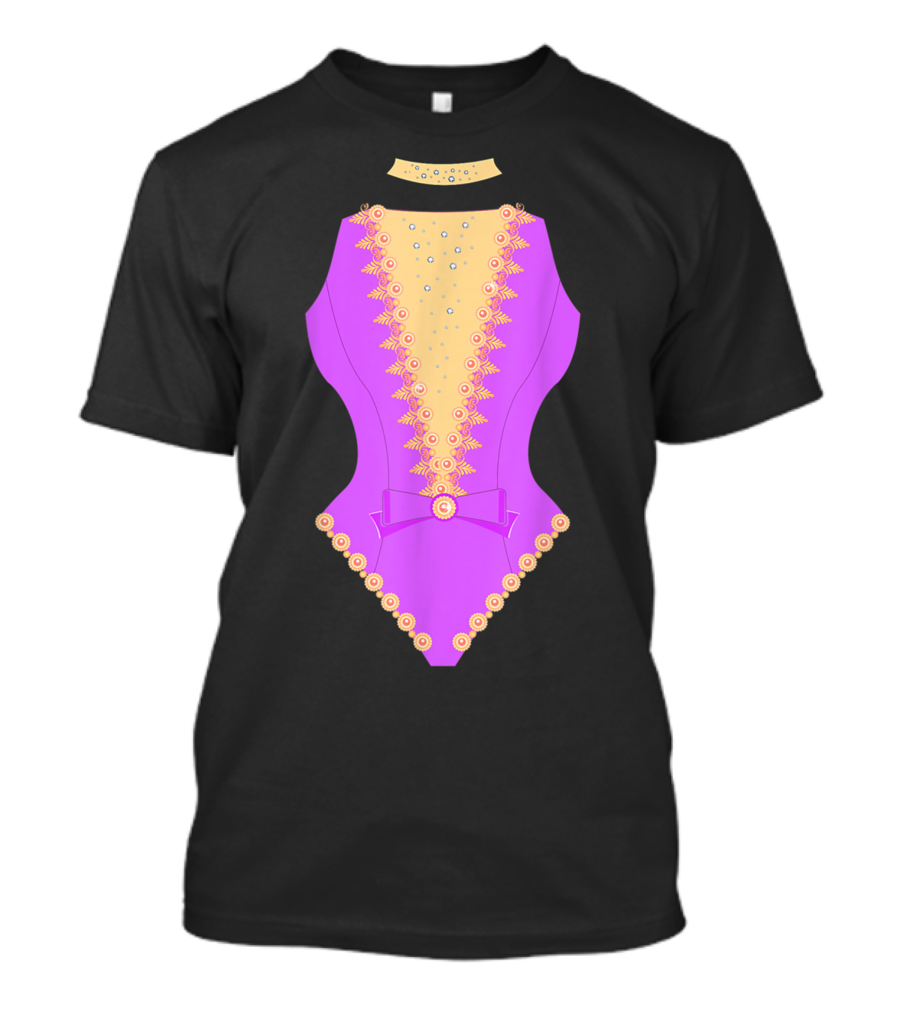Aerial Silks Pink And Gold Showman Costume T-Shirt