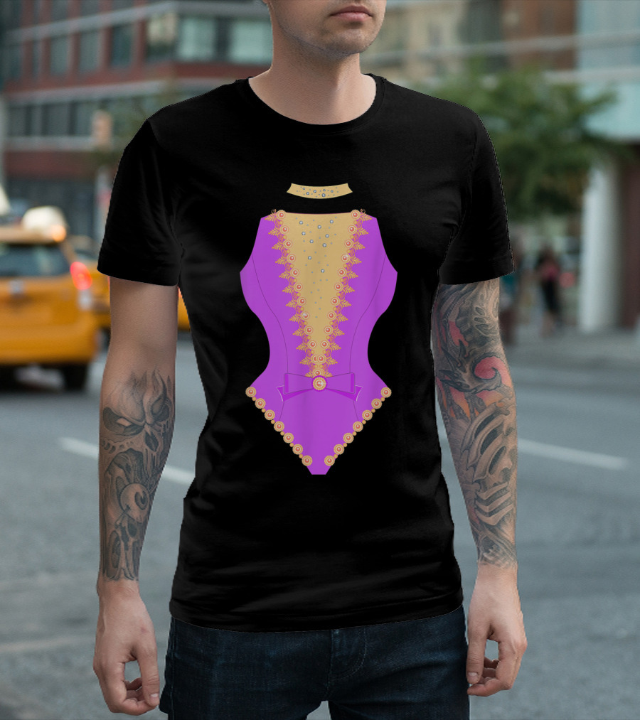 Aerial Silks Pink And Gold Showman Costume T-Shirt