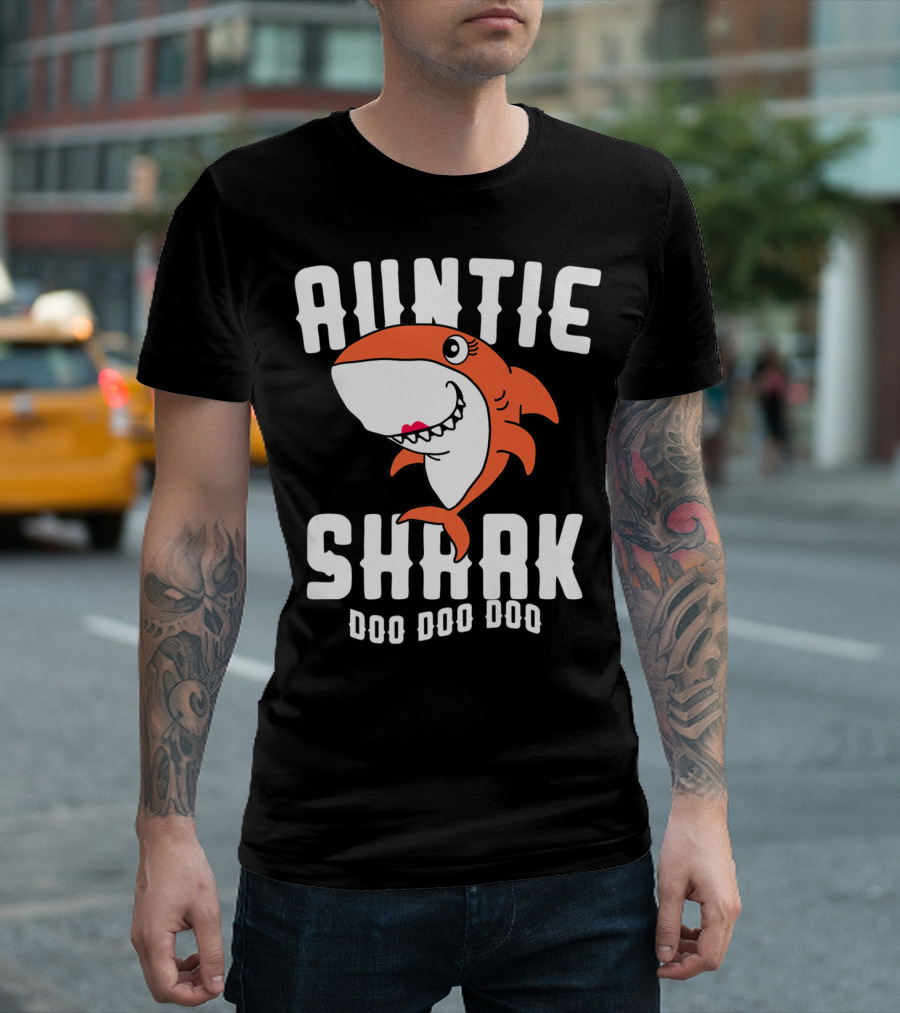 Auntie Shark Doo Doo Doo T-Shirt