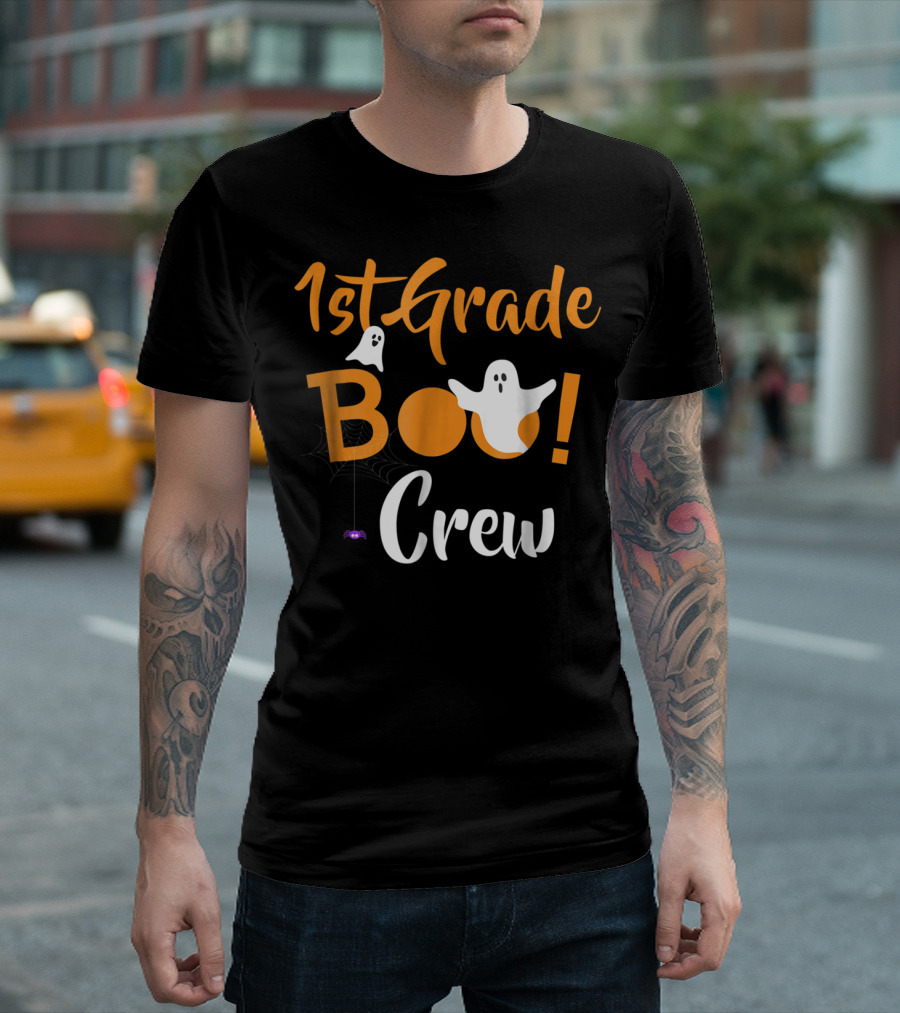1st Grade Boo Crew Ghosts Halloween 1st Grader T-Shirt