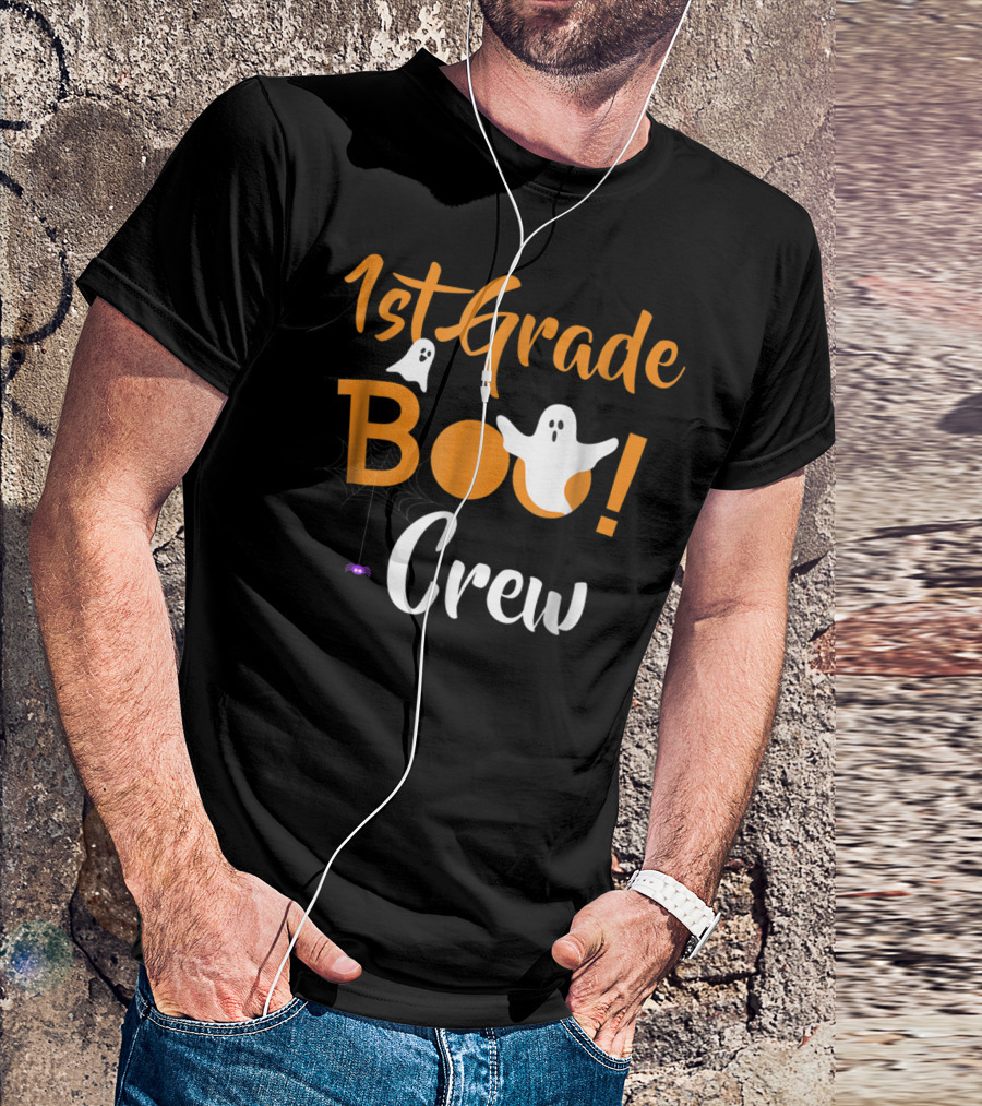 1st Grade Boo Crew Ghosts Halloween 1st Grader T-Shirt
