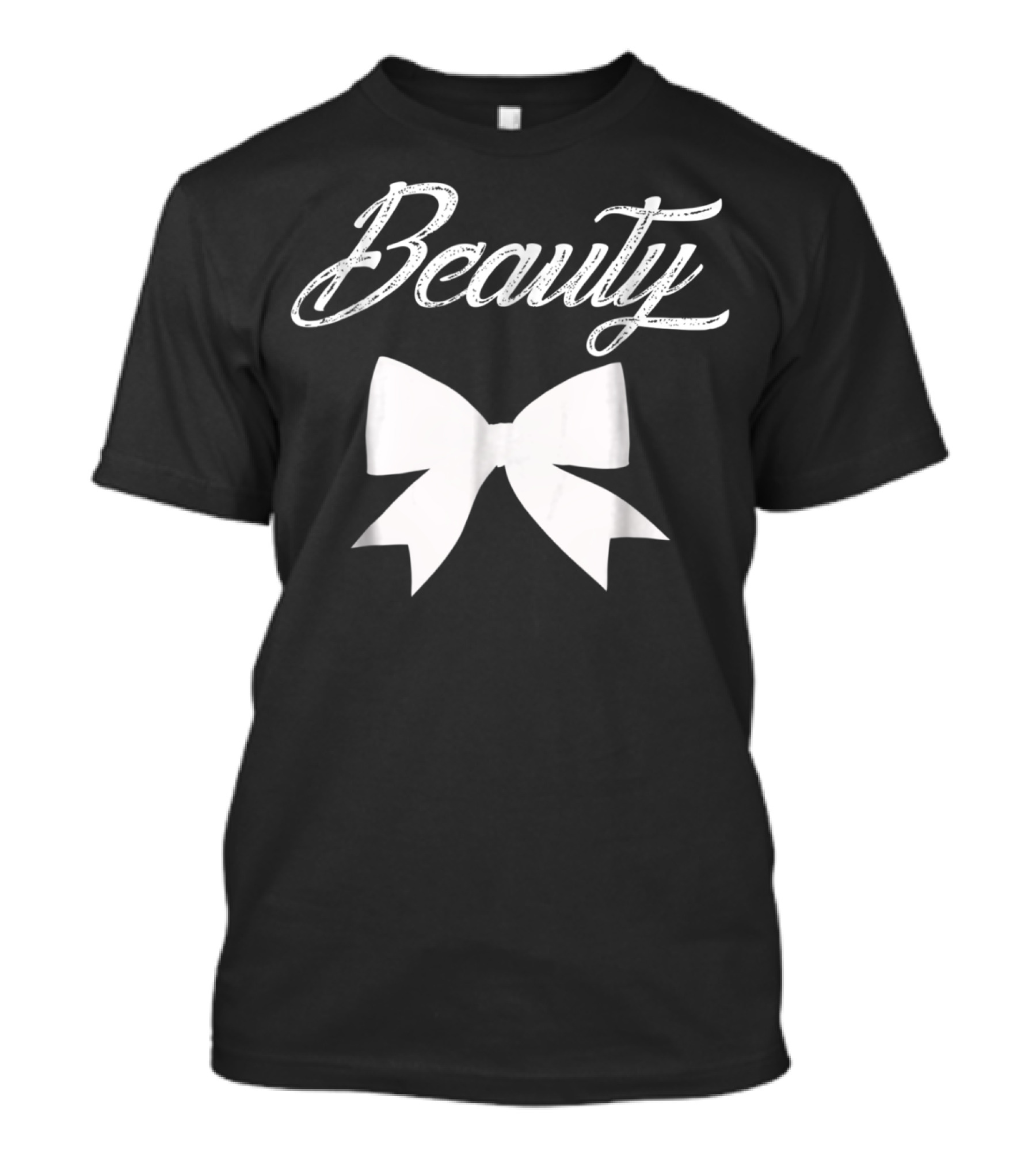 Beauty Elegance White Bow T-Shirt