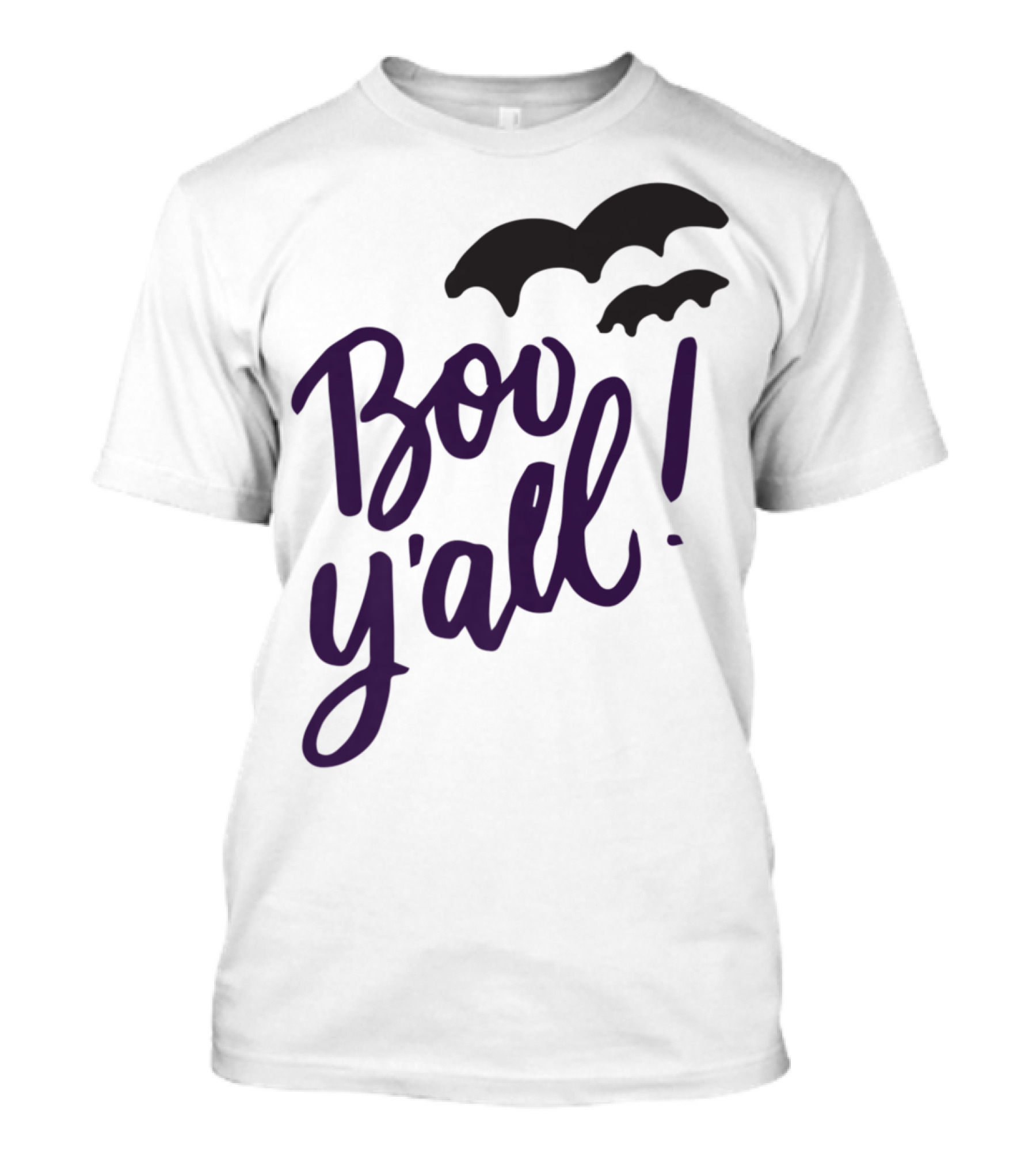 Boo Yall Funny Southern Halloween Costume With Bats T-Shirt