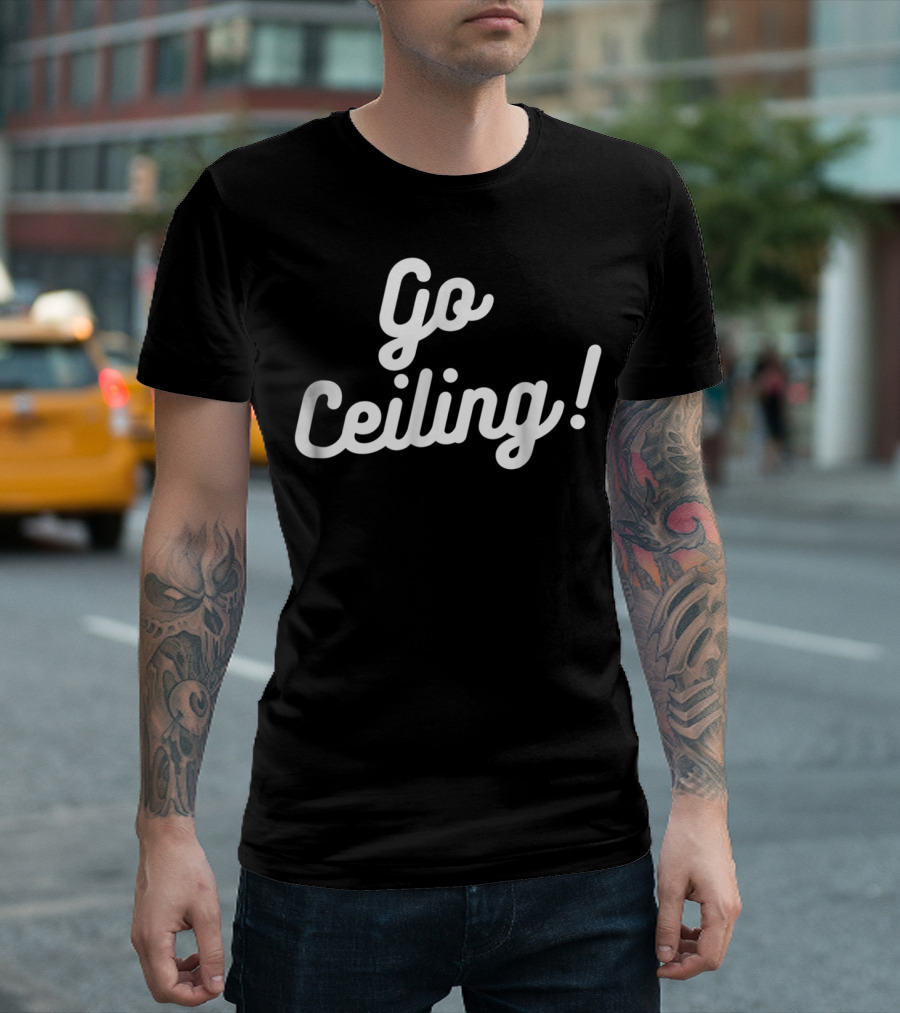 Go Ceiling Fan Funny Halloween Cheerleader T-Shirt