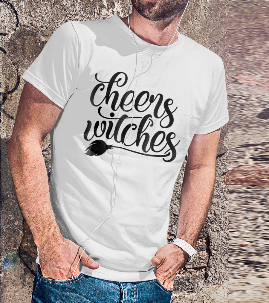 Cheers Witches Halloween Party Fun T-Shirt