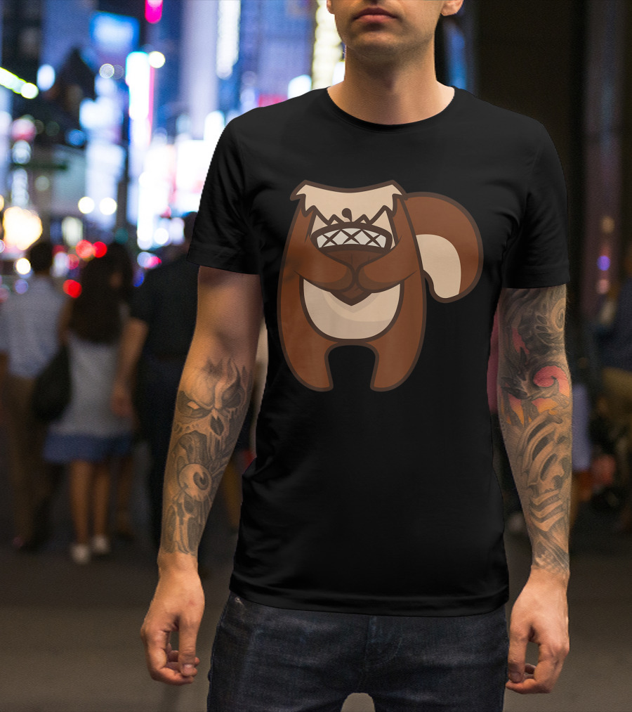Halloween Chipmunk Costume Acorn Holder T-Shirt