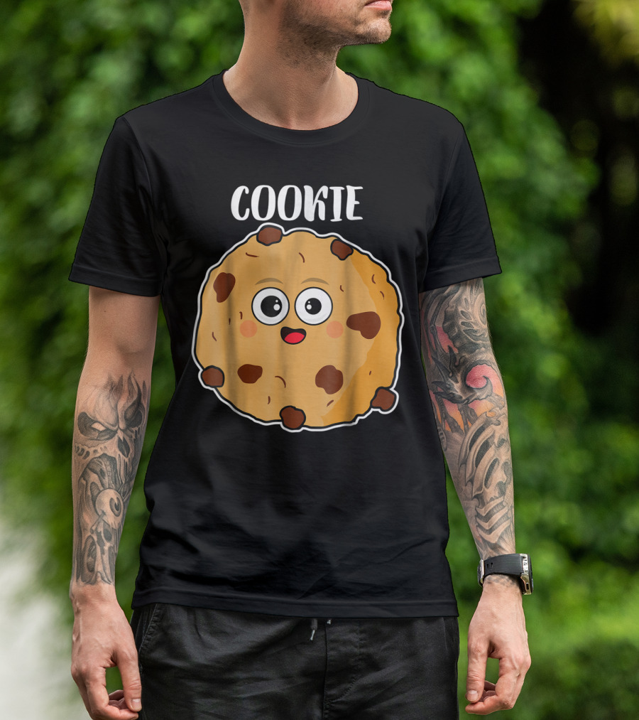 Funny Cookie Costume For Halloween Pair T-Shirt