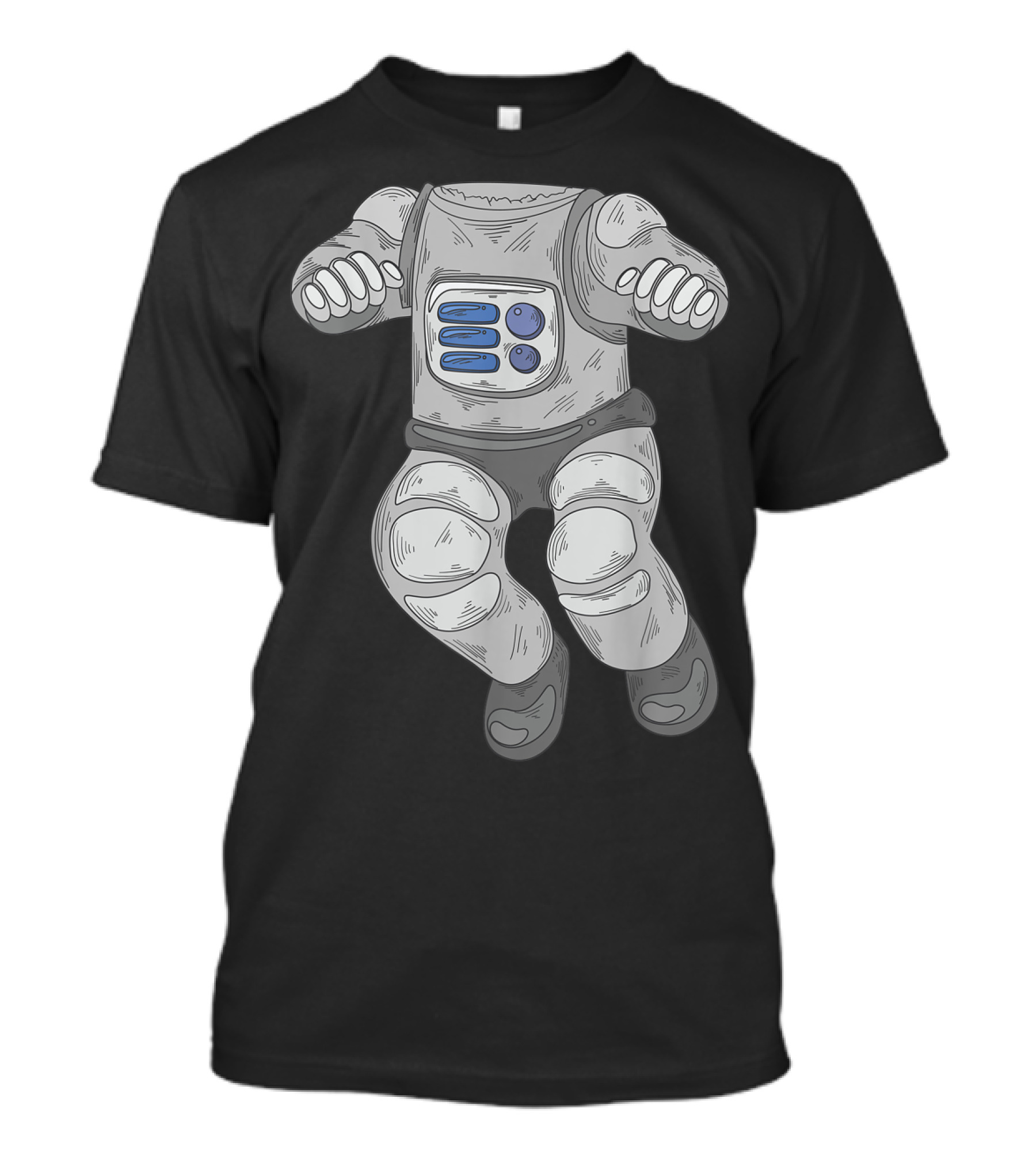 Cool Funny Astronaut Suit No Head Floating Space T-Shirt