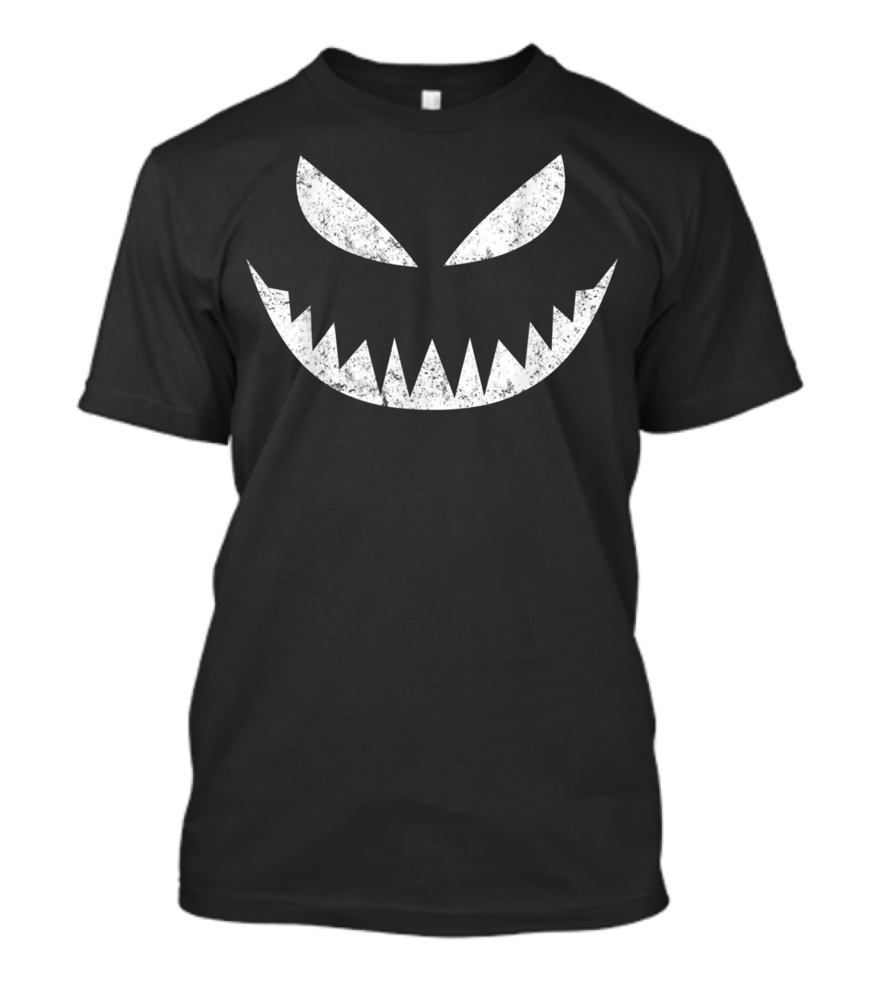 Creepy Smiley Jack O Lantern Grinning Face T-Shirt