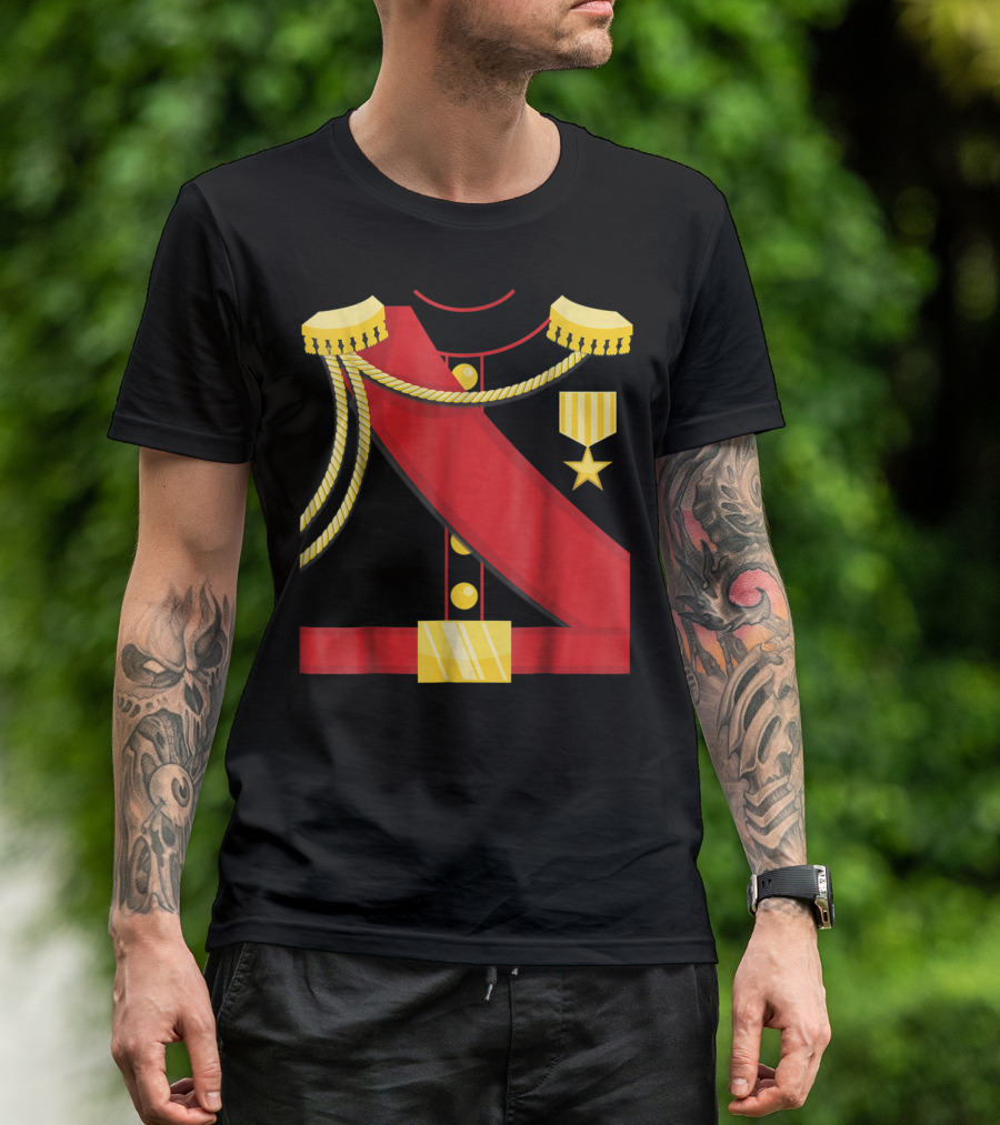 Cute Charming Prince Royal Attire Red Sash Gold Accents T-Shirt