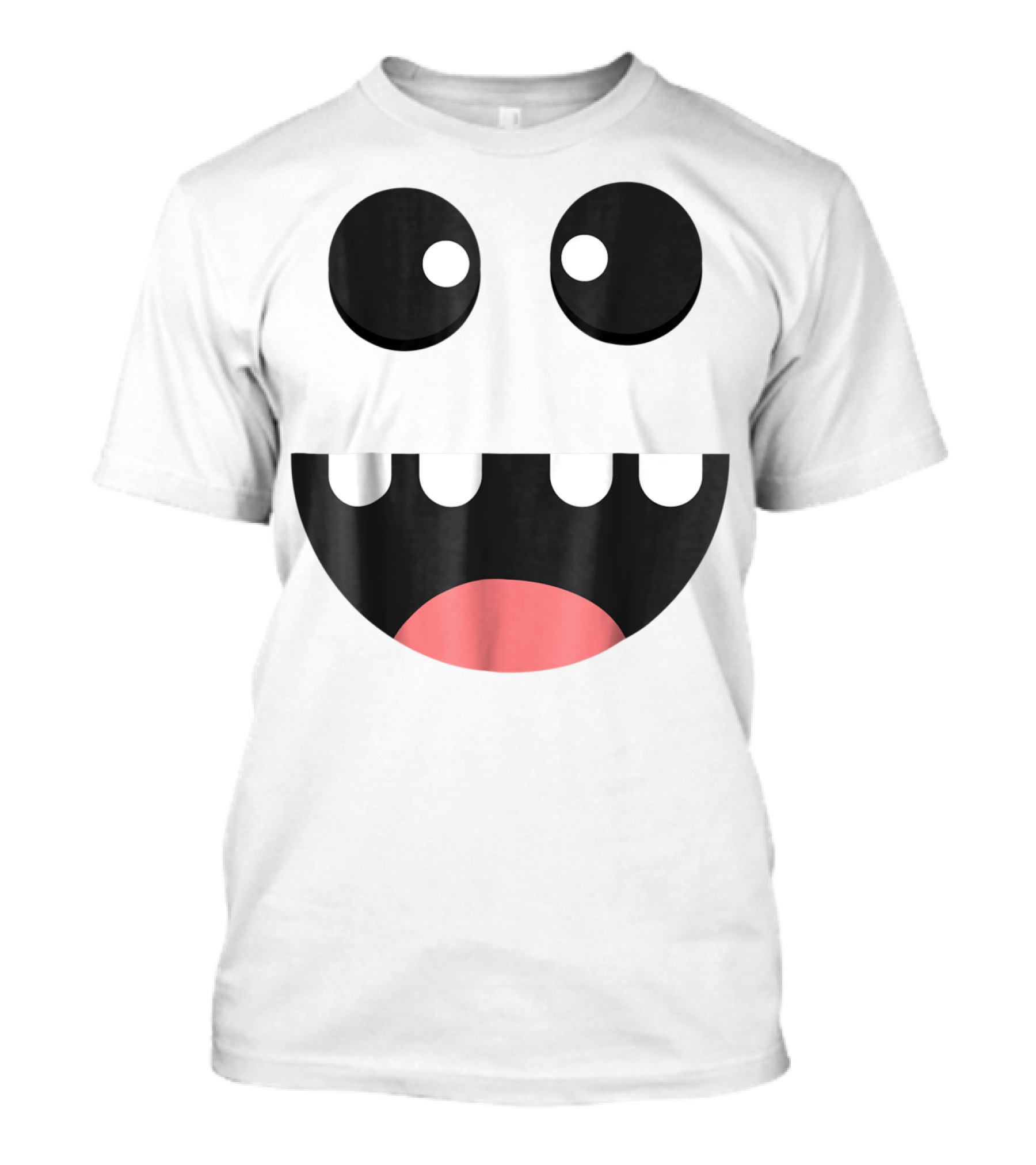 Cute Halloween Monster Face Scary T-Shirt