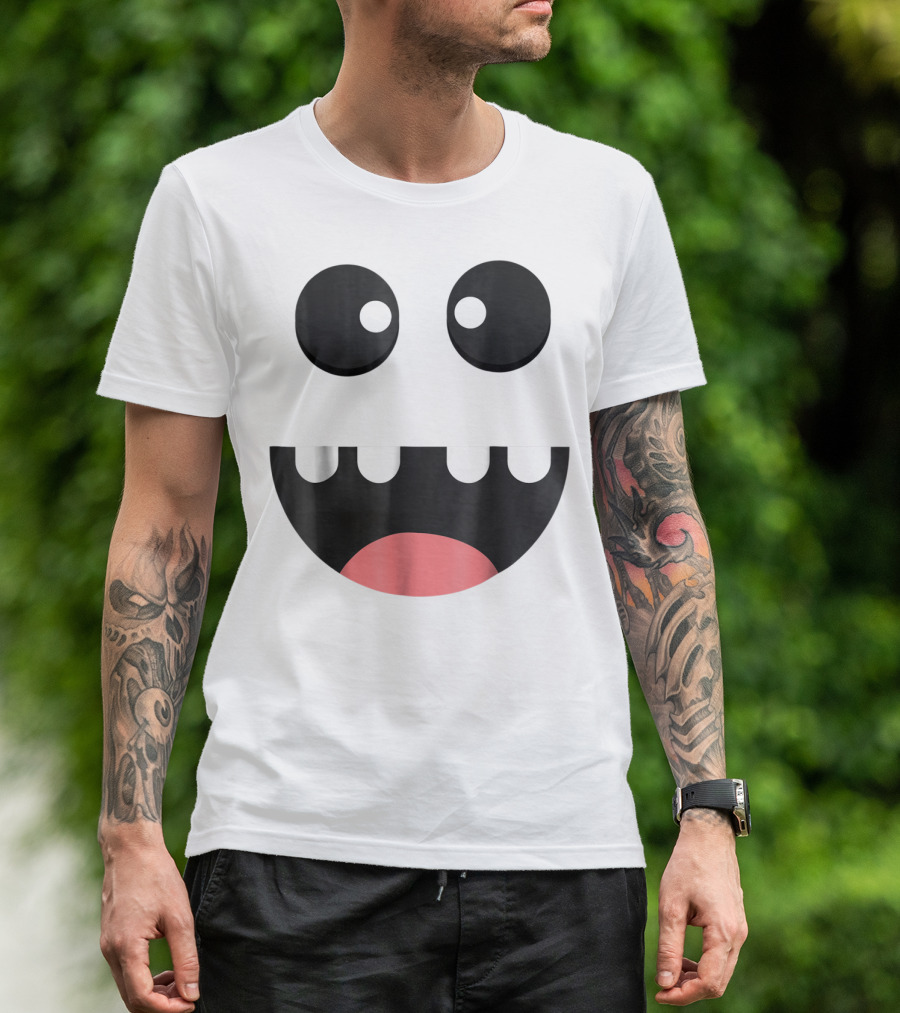 Cute Halloween Monster Face Scary T-Shirt