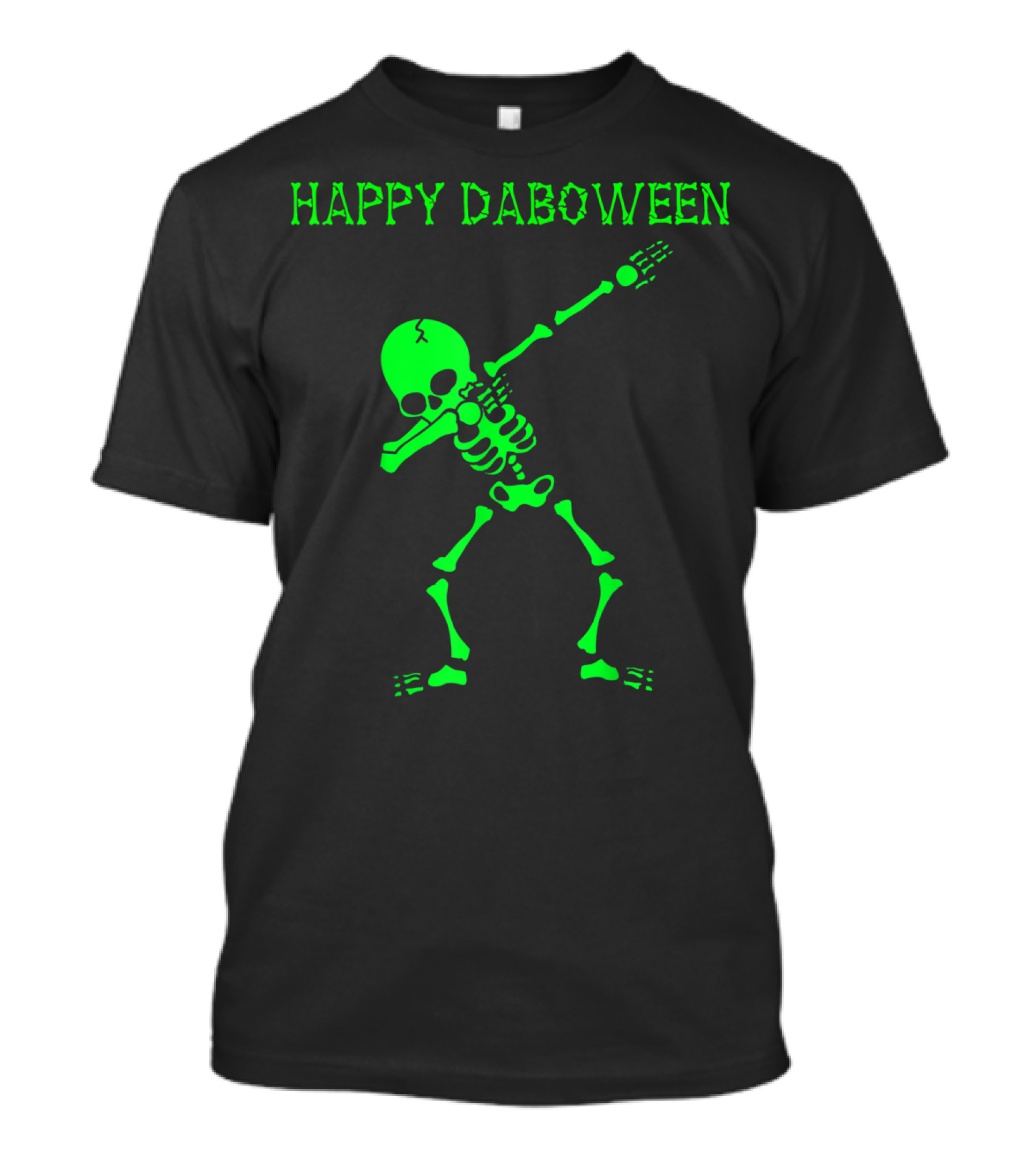 HAPPY DABOWEEN DABBING SKELETON KIDS BONES T-Shirt